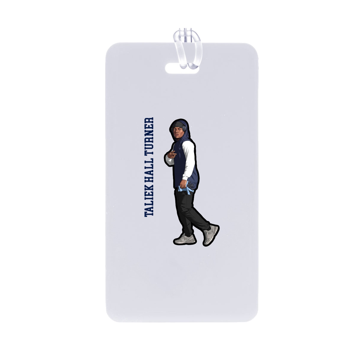 Bag Tag — Name Vertical in Classic