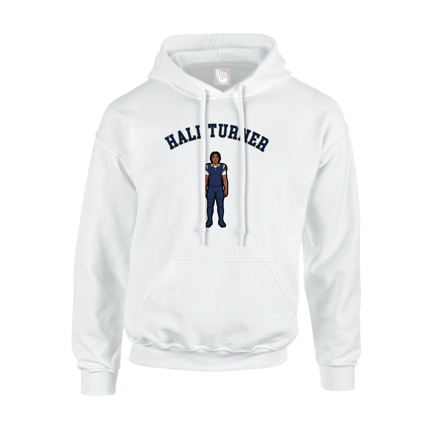 Youth Hoodie — Shirsey Arch in White