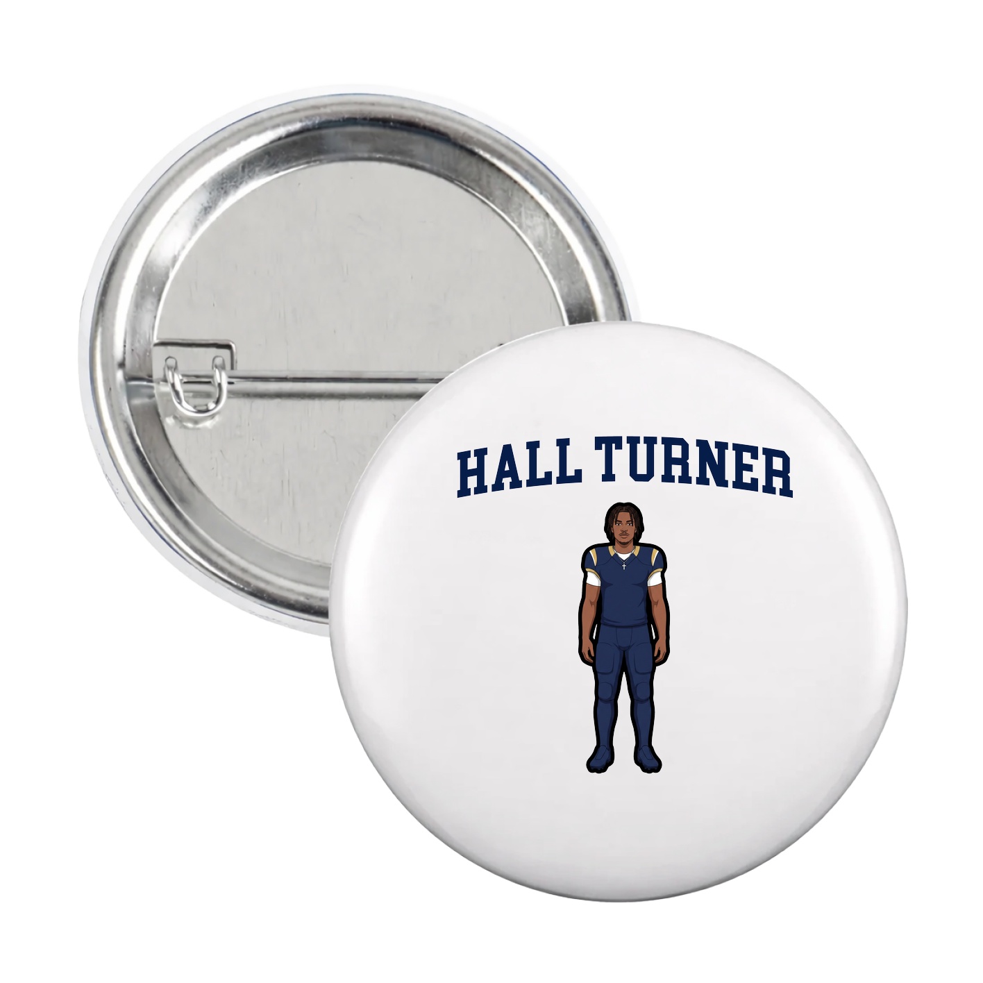Game Day Button — Shirsey in White