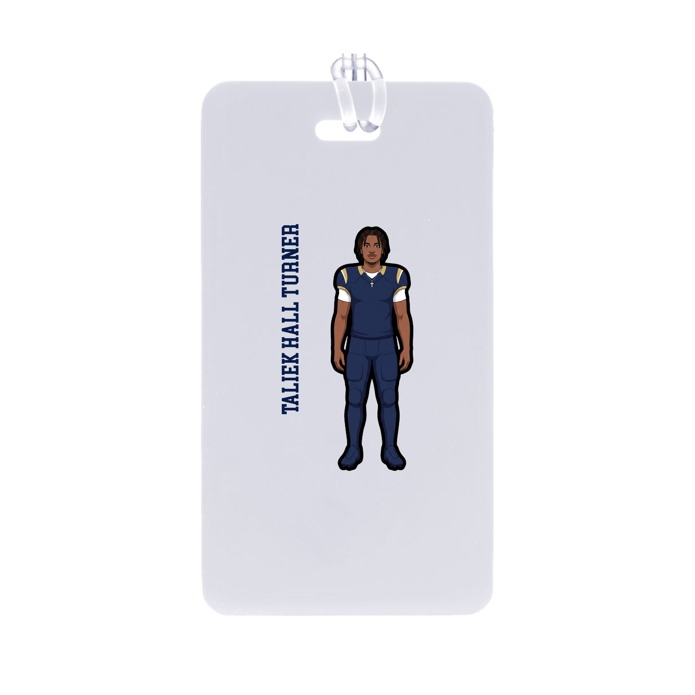 Bag Tag — Name Vertical in Classic