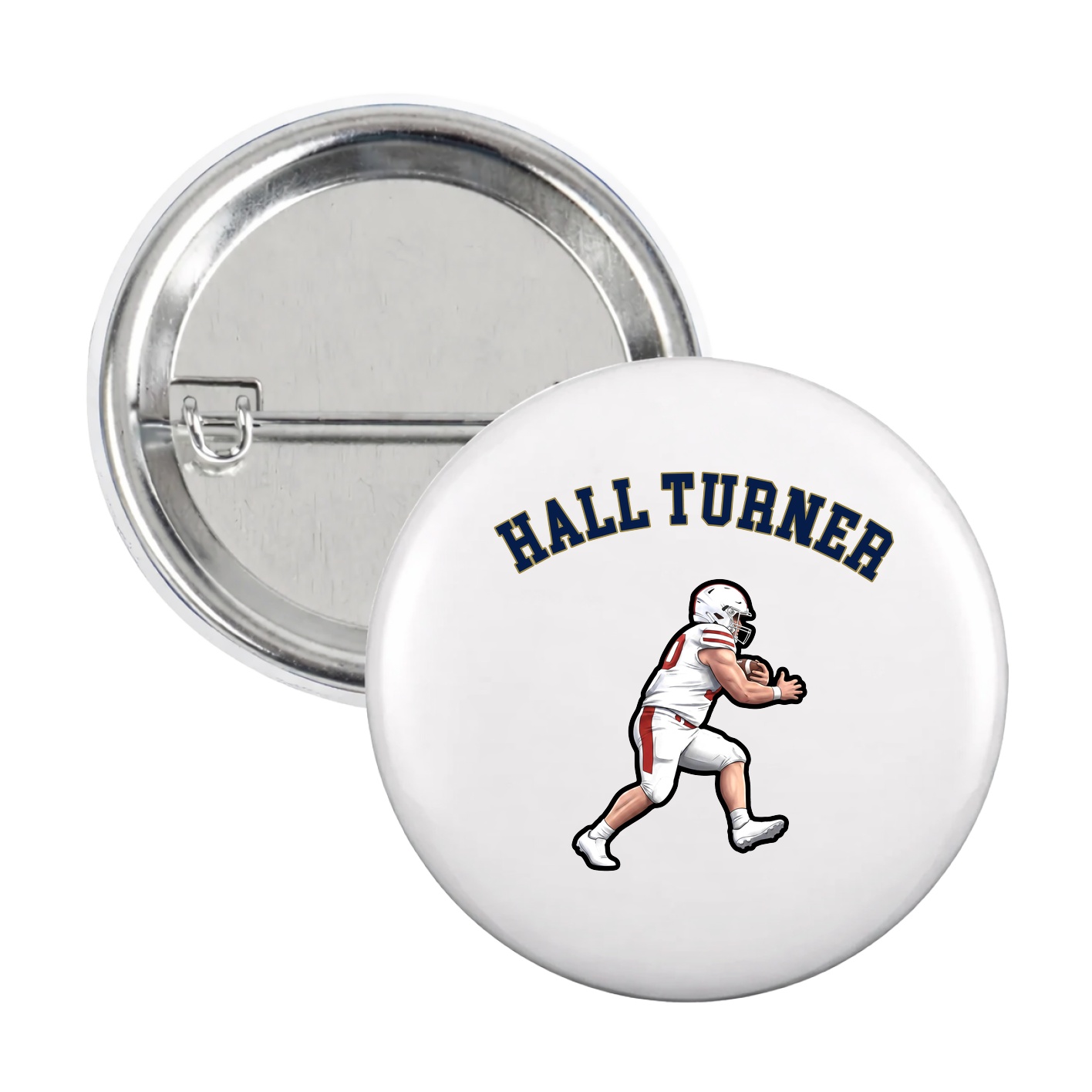 Game Day Button — Shirsey Arch in White