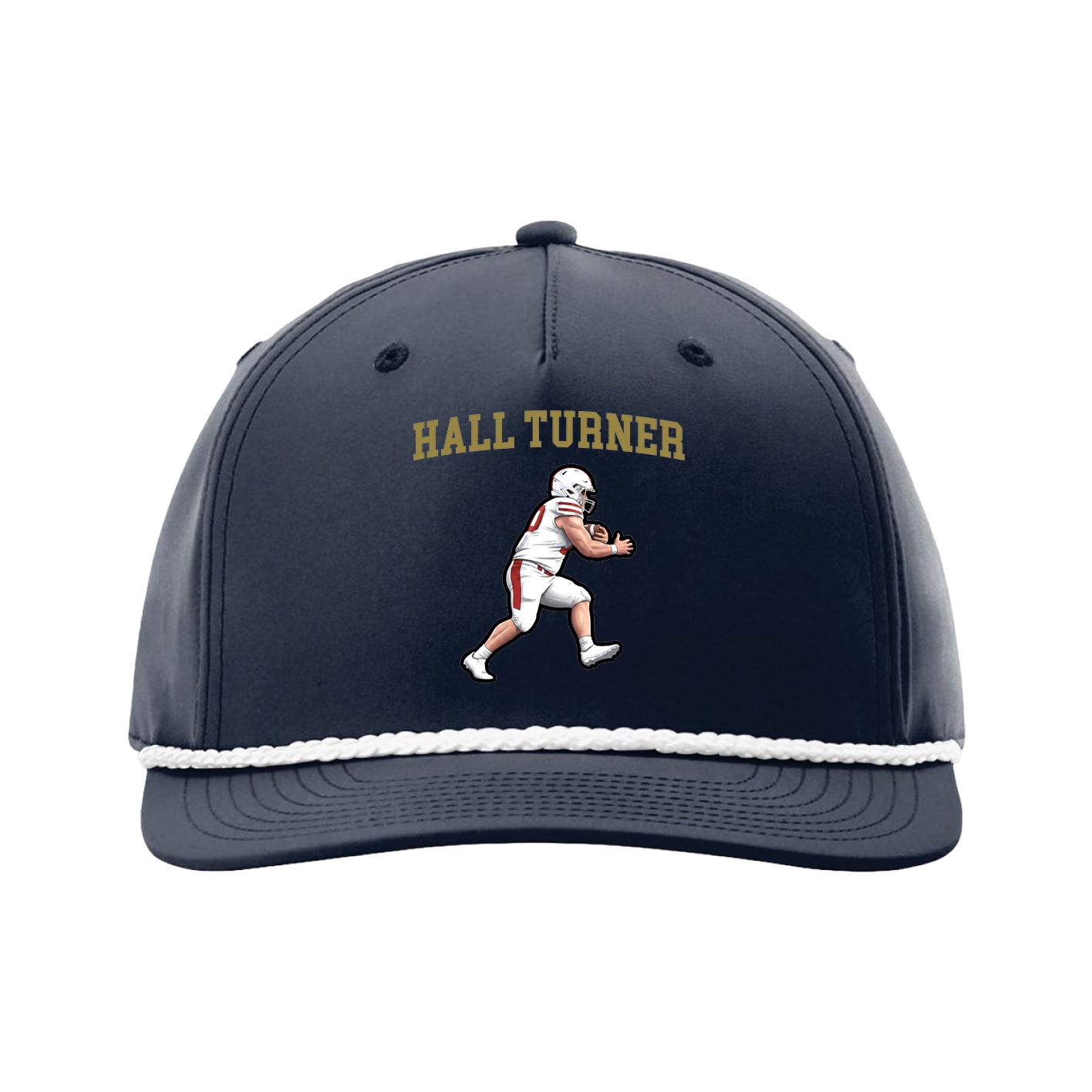 Five-Panel Classic Rope Cap — Shirsey in Navy
