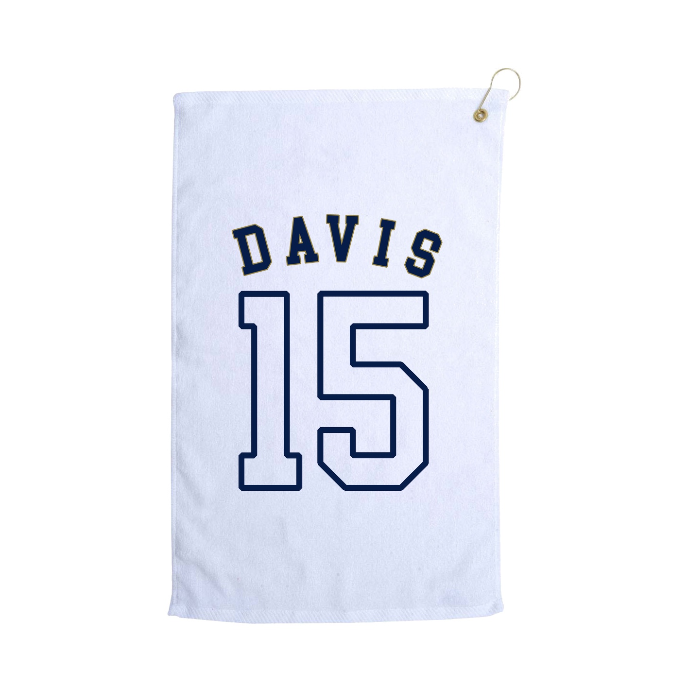Golf Towel — Shirsey Arch in White