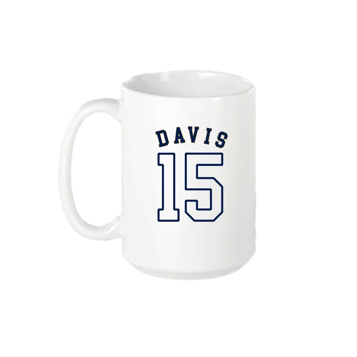 15oz Coffee Mug — Shirsey Arch in White