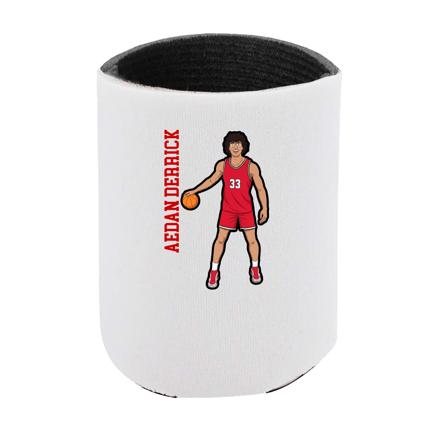 Can Holder — Name Vertical in White