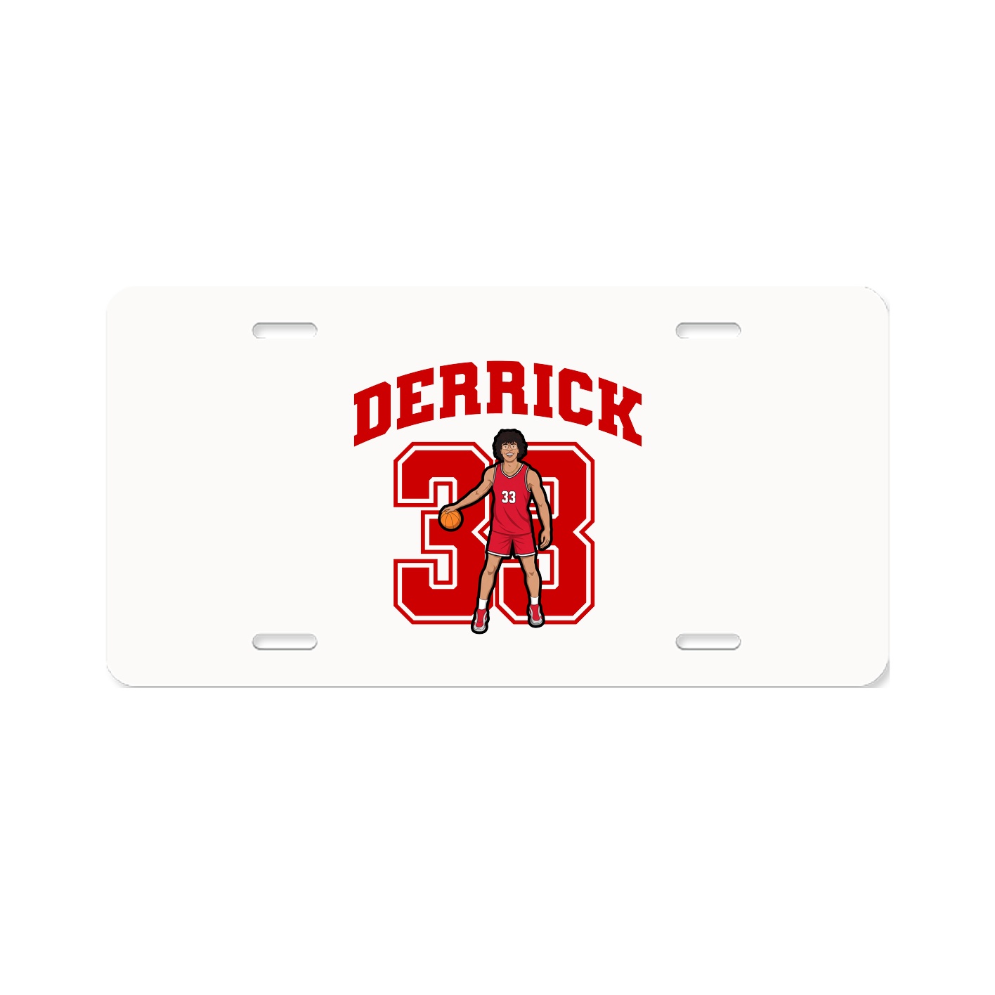 License Plate — Number in Classic