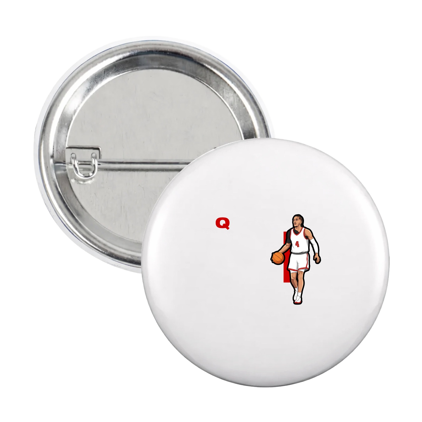 Game Day Button — Player Name in White