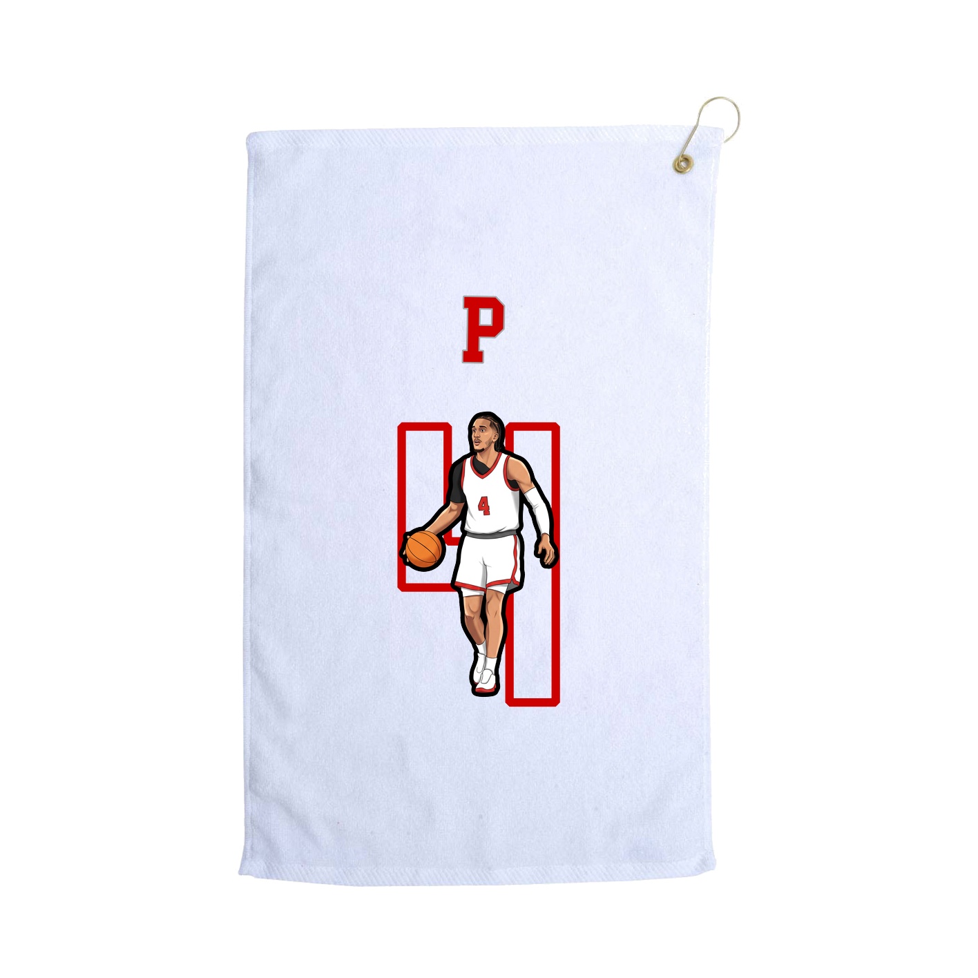 Golf Towel — Shirsey Arch in White