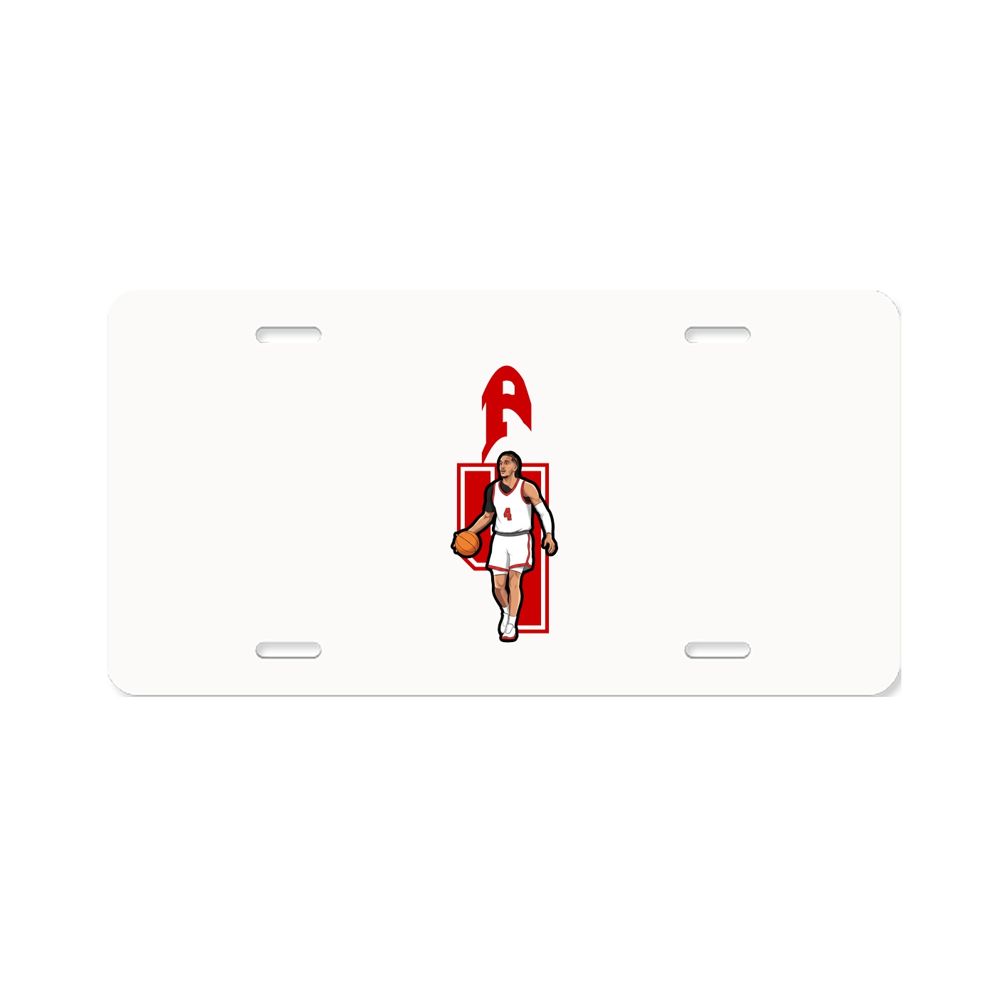 License Plate — Number in Classic