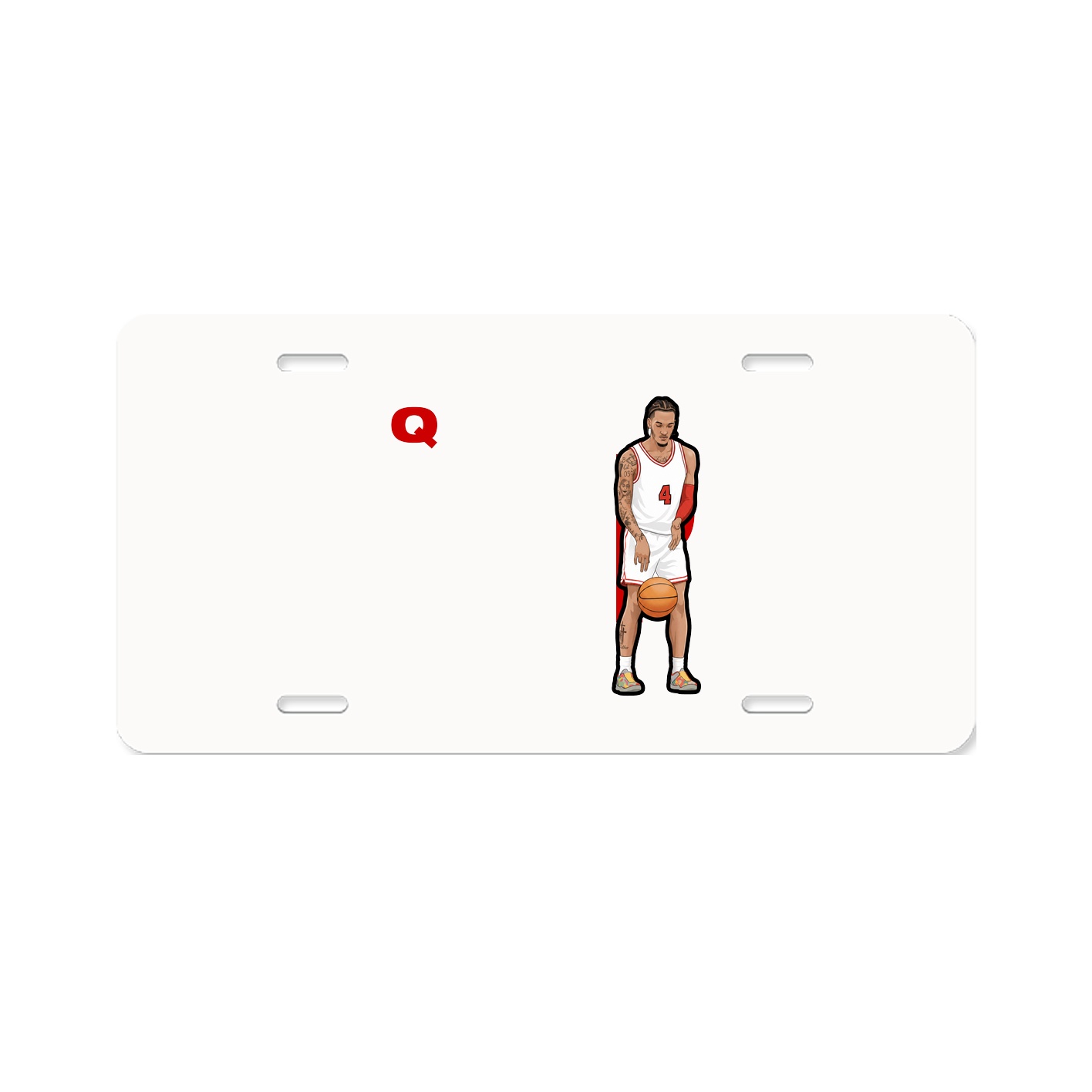License Plate — Player Name in Classic