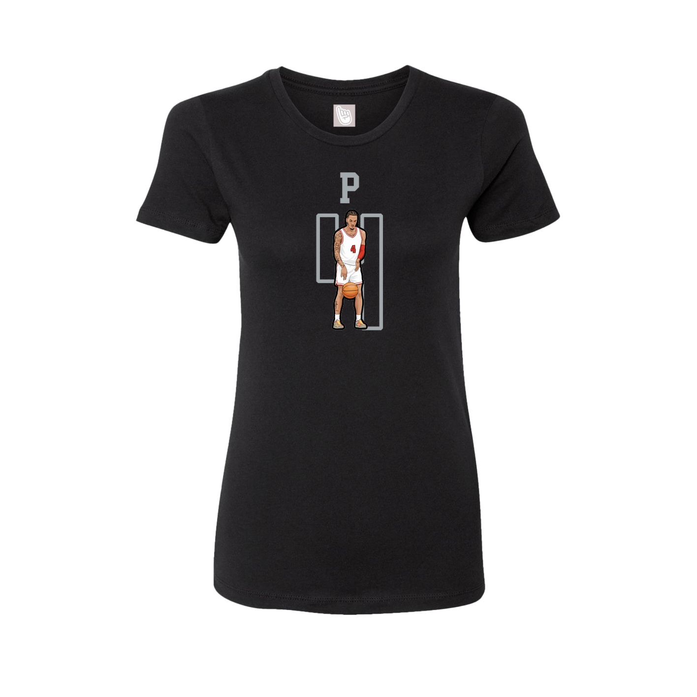 Fitted Women's Tee — Shirsey in Black