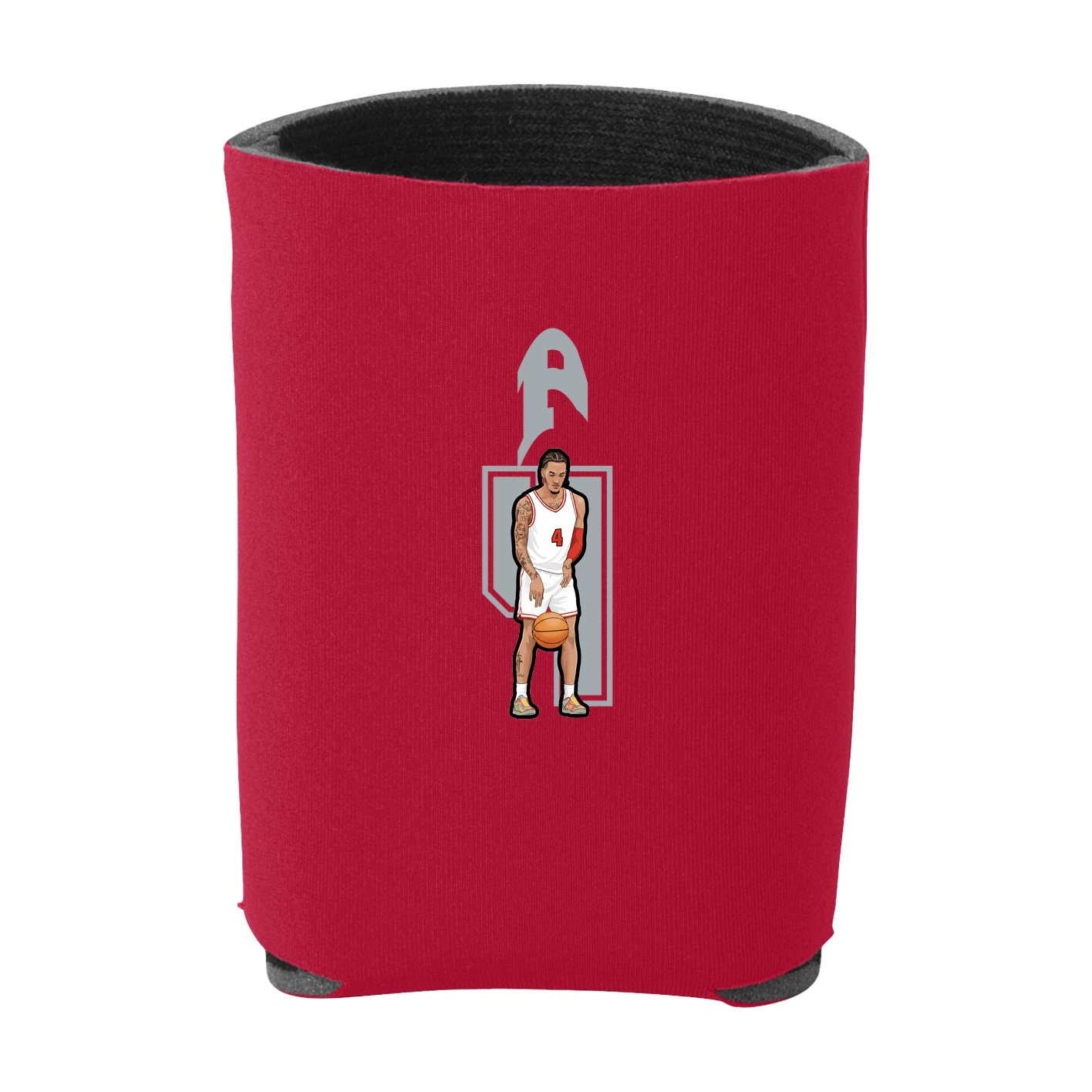 Can Holder — Number in Red