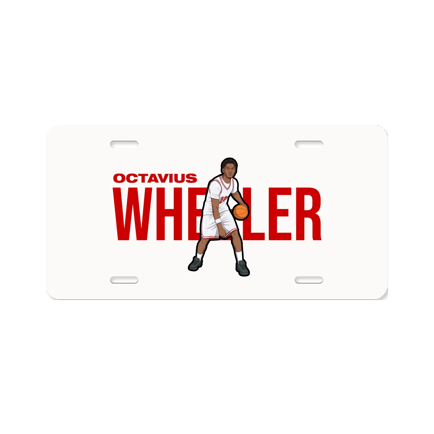 License Plate — Player Name in Classic