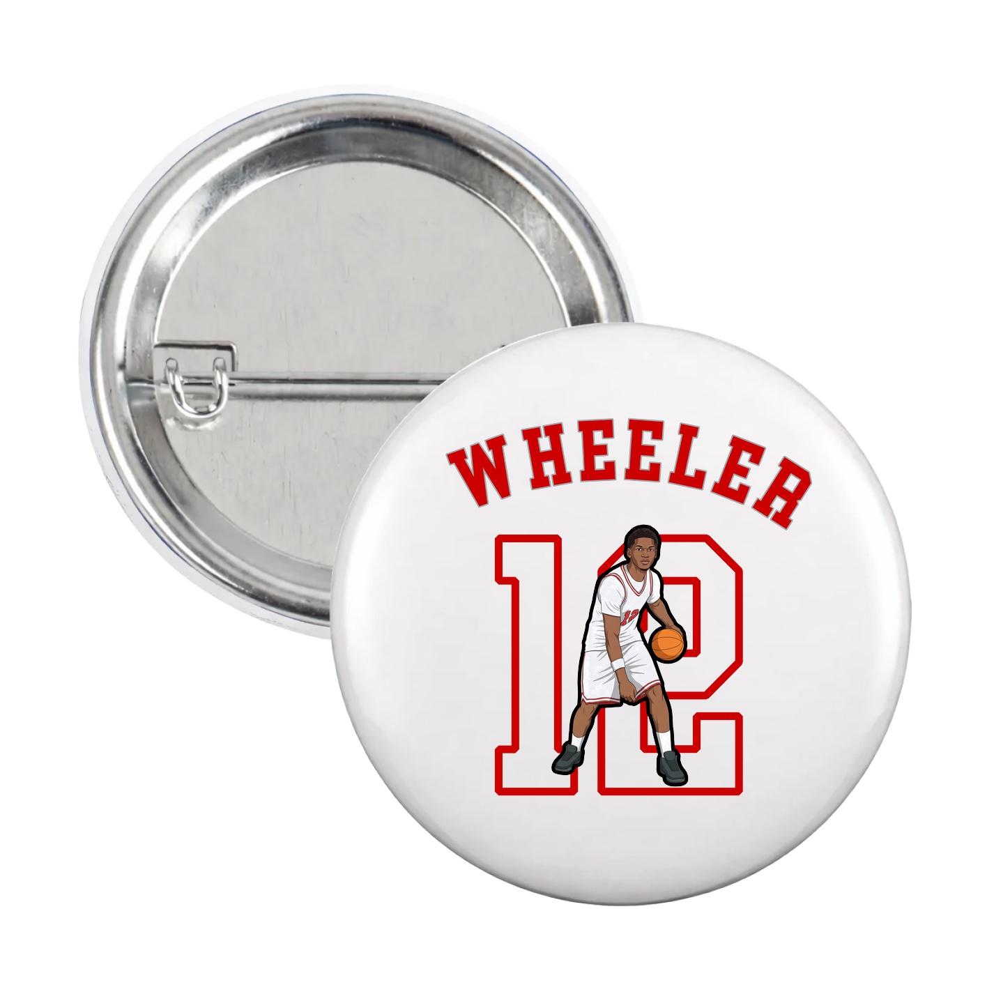 Game Day Button — Shirsey Arch in White