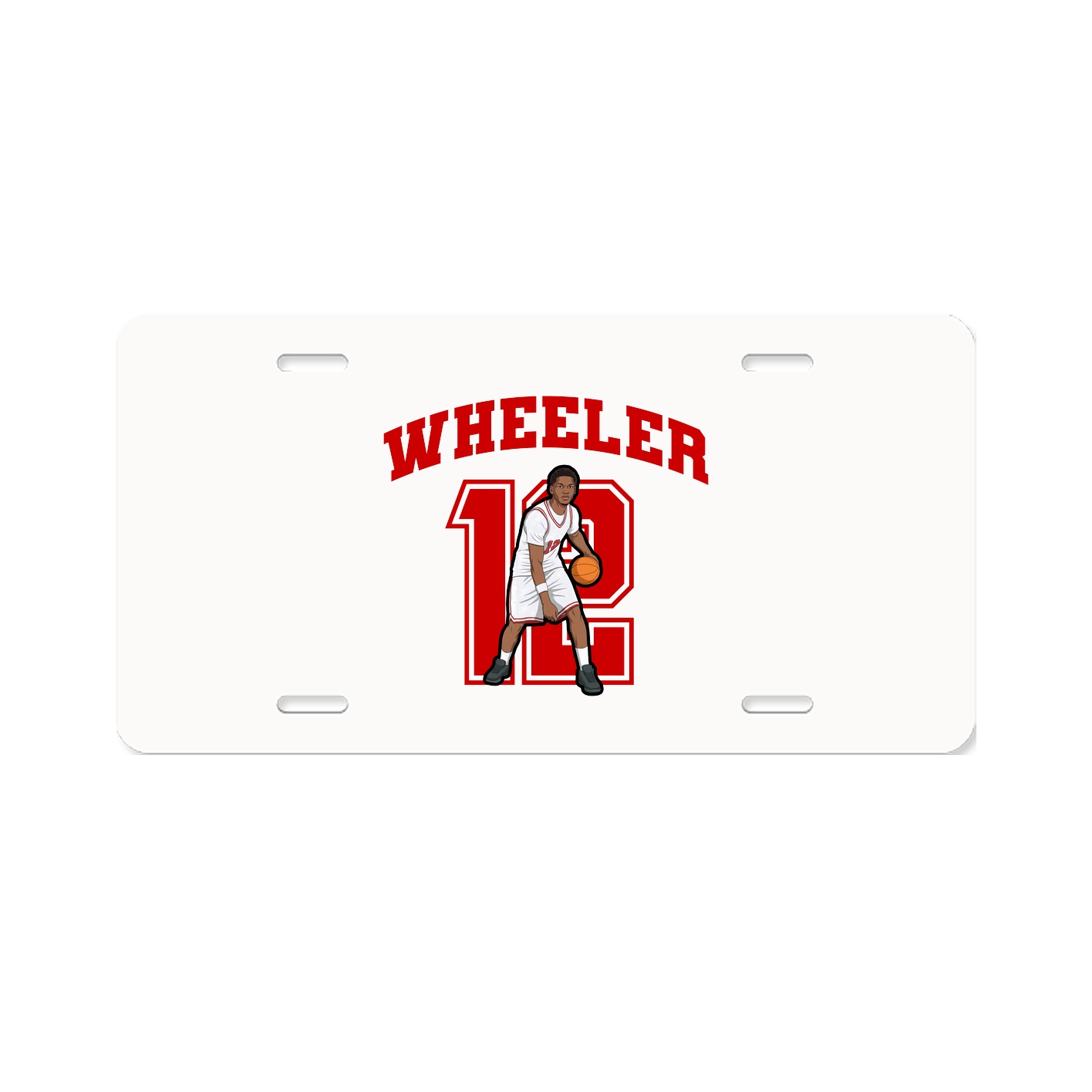 License Plate — Number in Classic