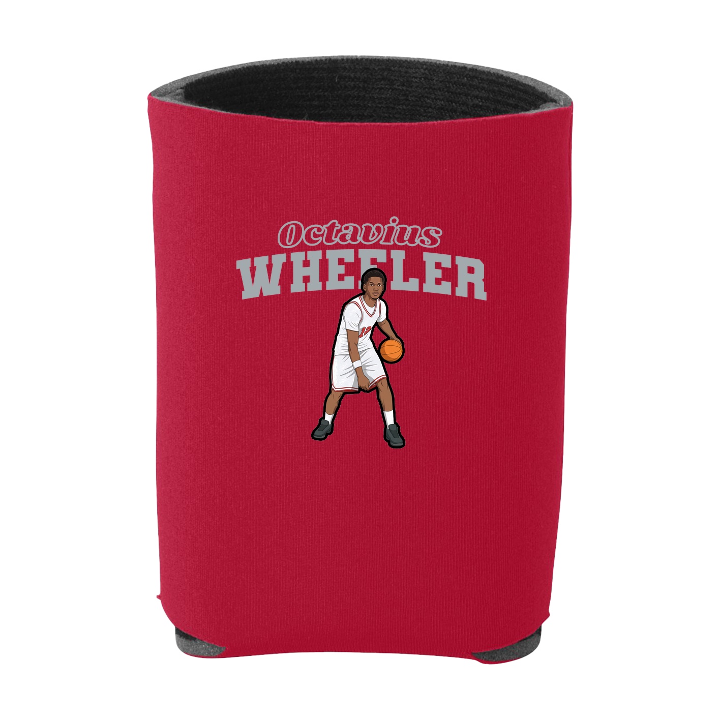 Can Holder — Name Arch in Red
