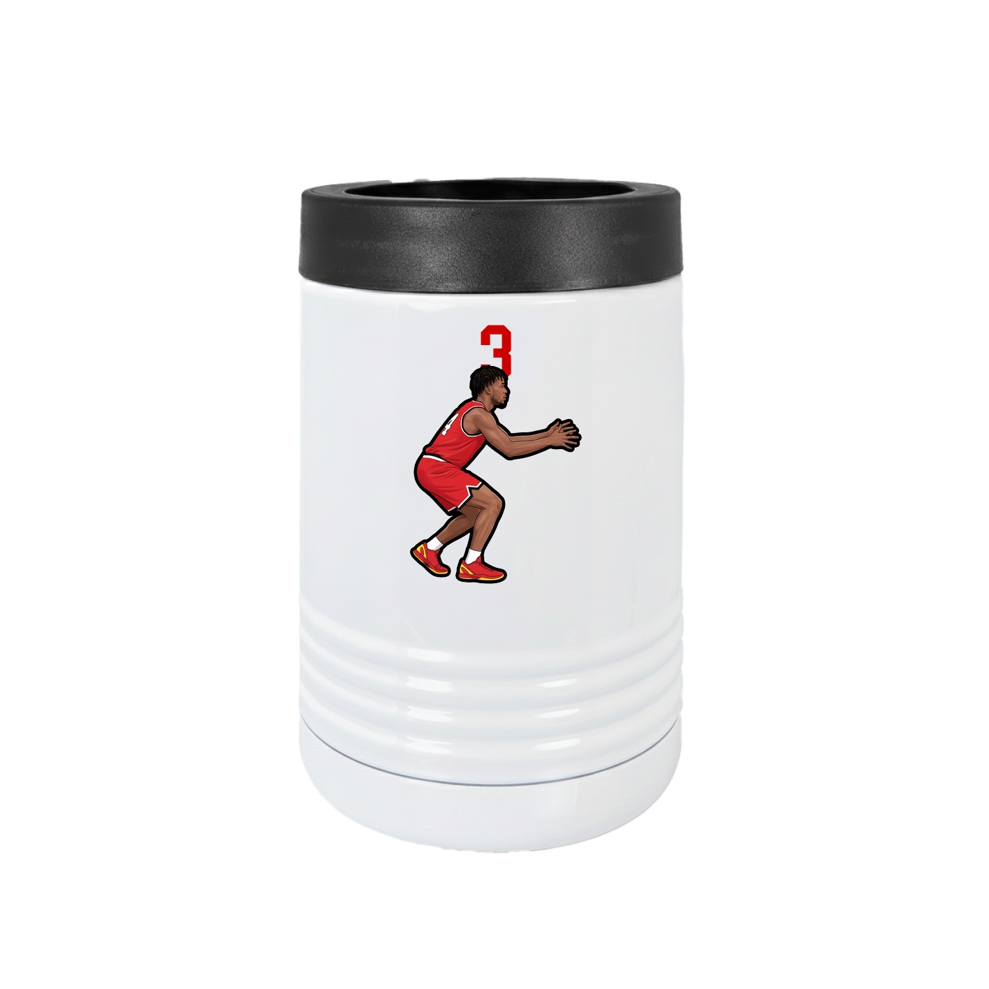 Beverage Holder — Number Top in White