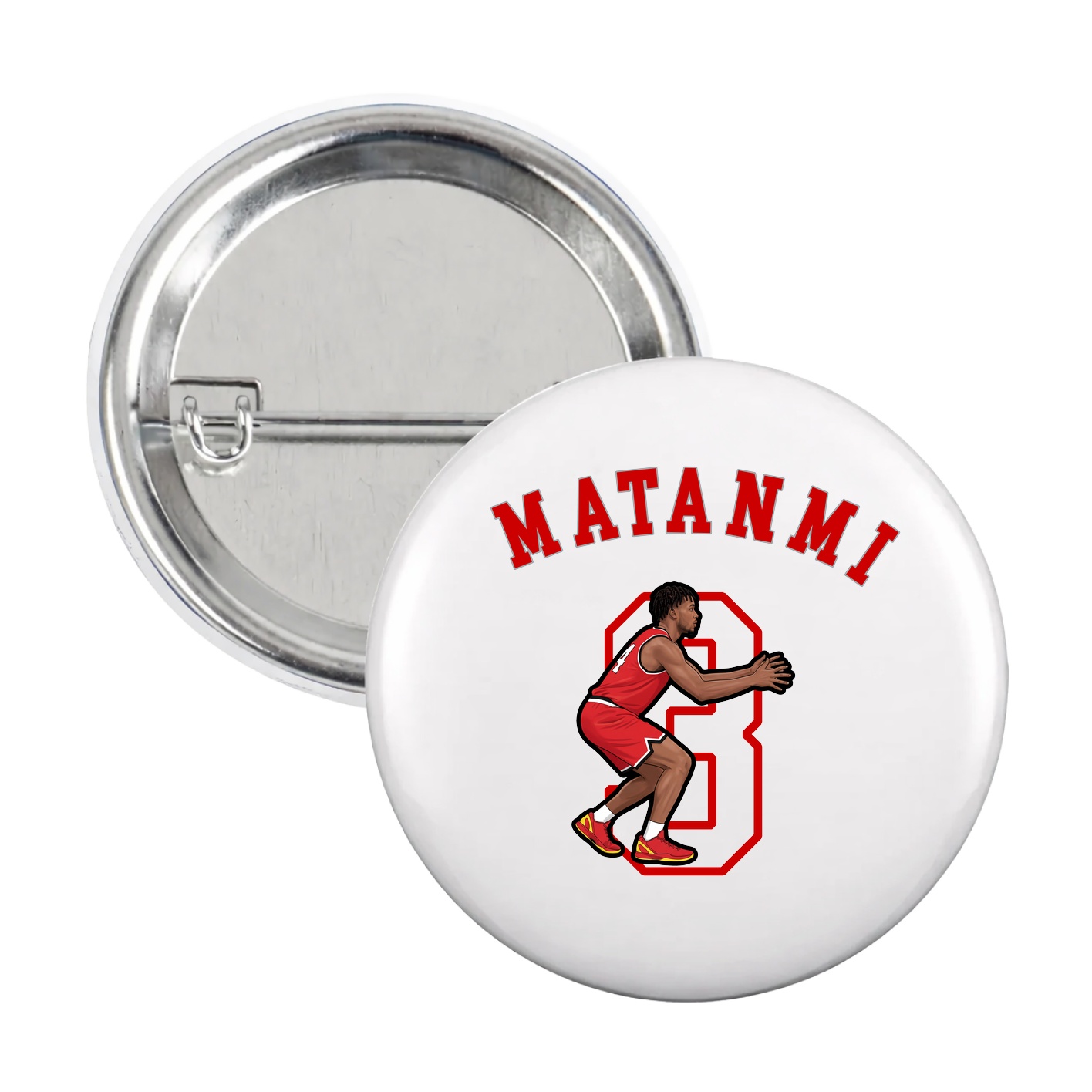 Game Day Button — Shirsey Arch in White