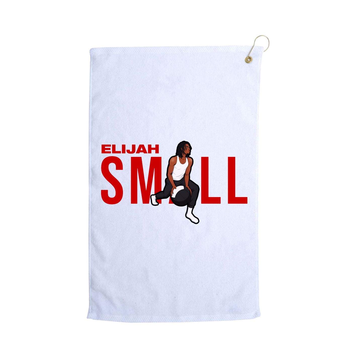Golf Towel — Player Name in White