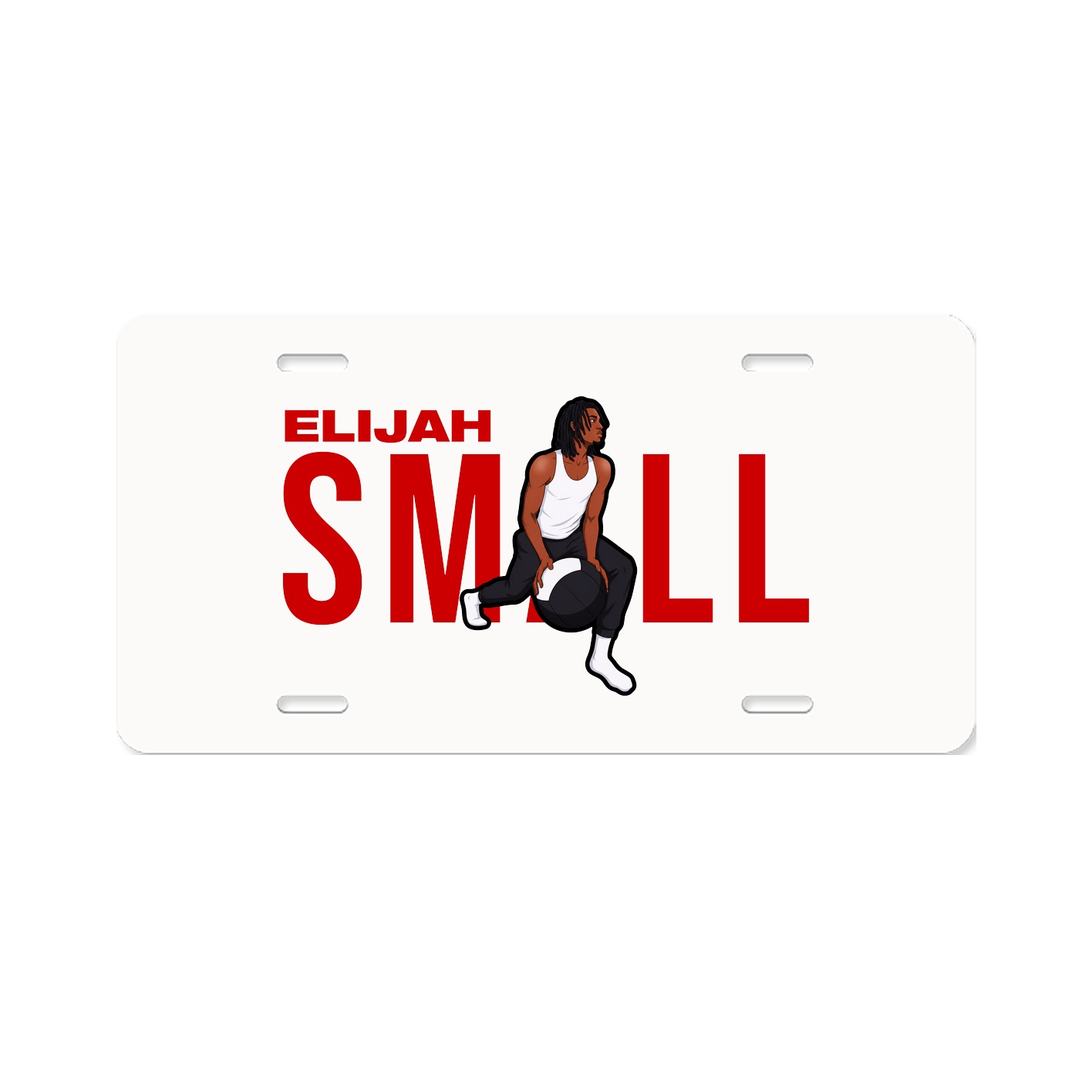 License Plate — Player Name in Classic