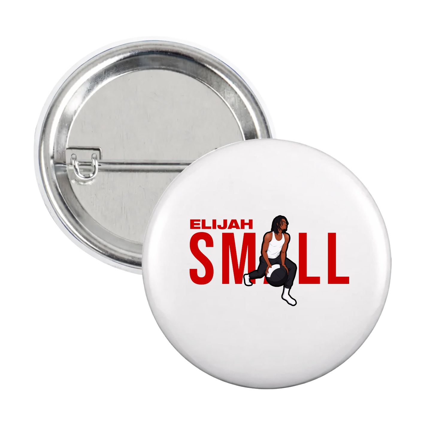 Game Day Button — Player Name in White
