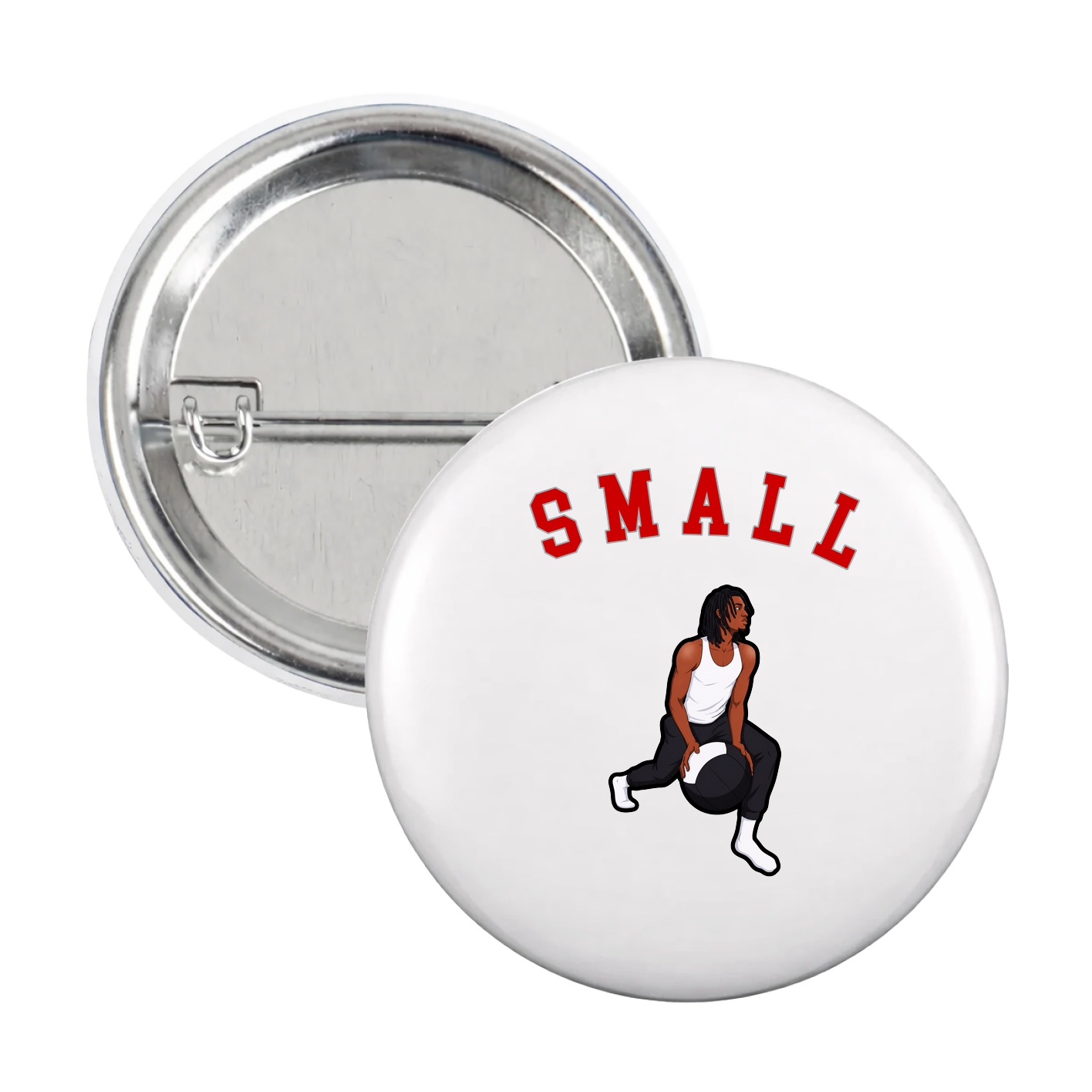 Game Day Button — Shirsey Arch in White