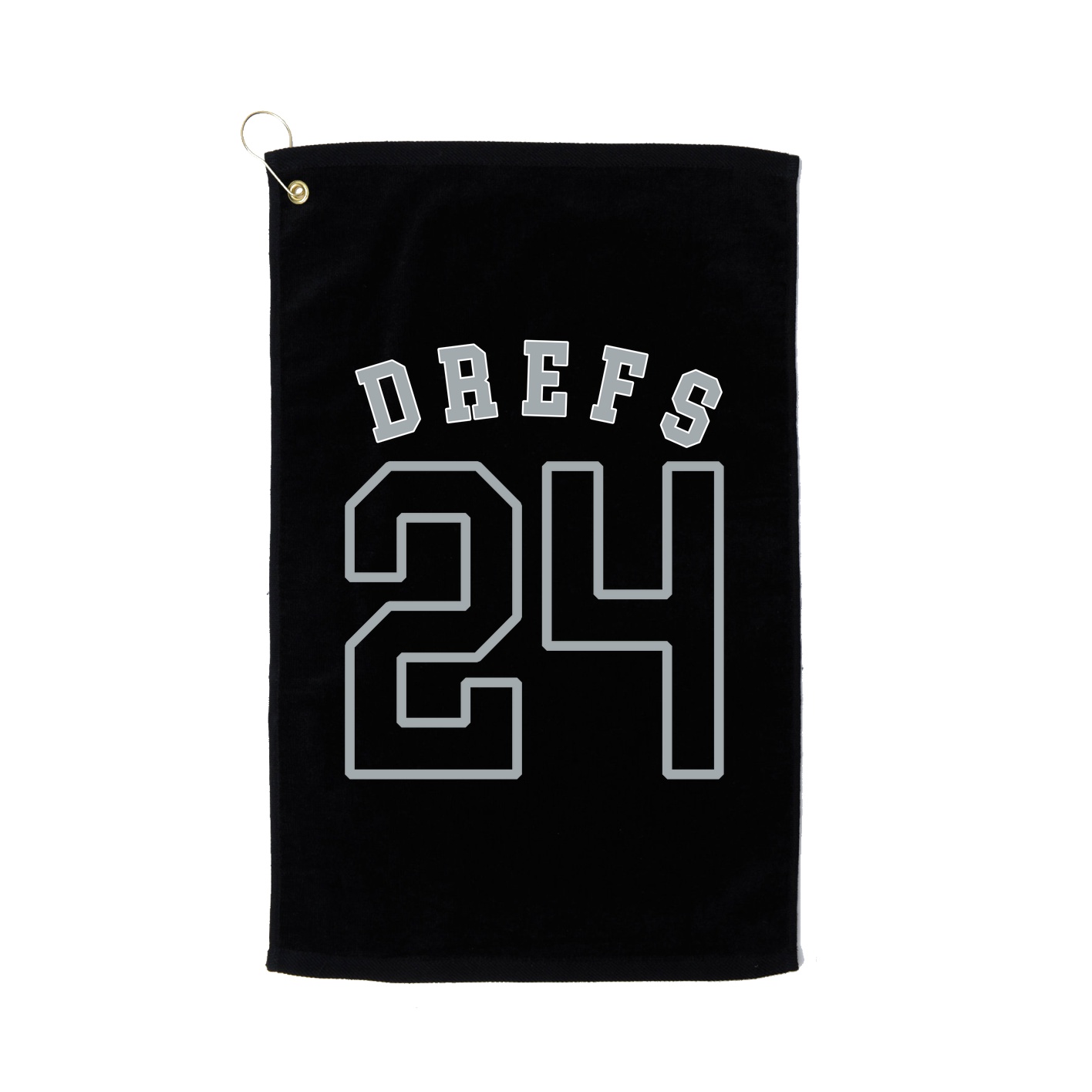 Golf Towel — Shirsey Arch in Black