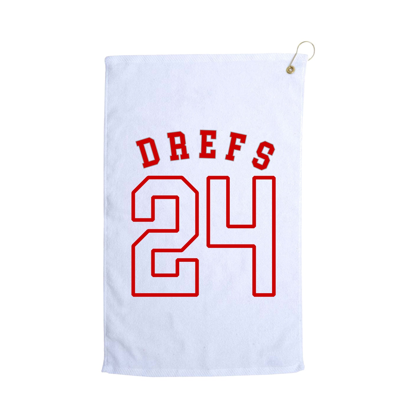 Golf Towel — Shirsey Arch in White