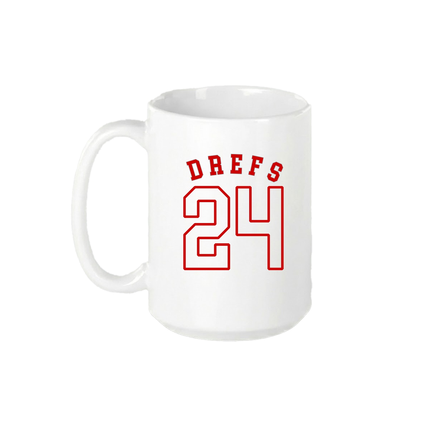 15oz Coffee Mug — Shirsey Arch in White