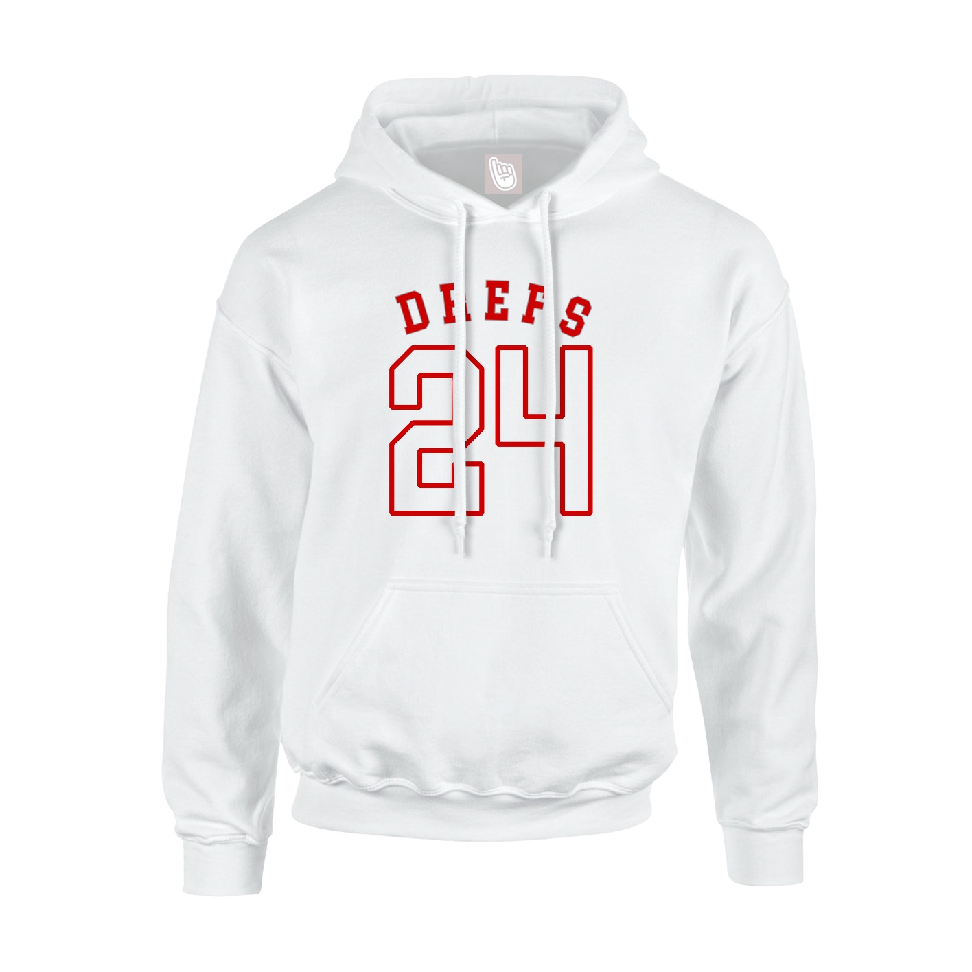 Youth Hoodie — Shirsey Arch in White