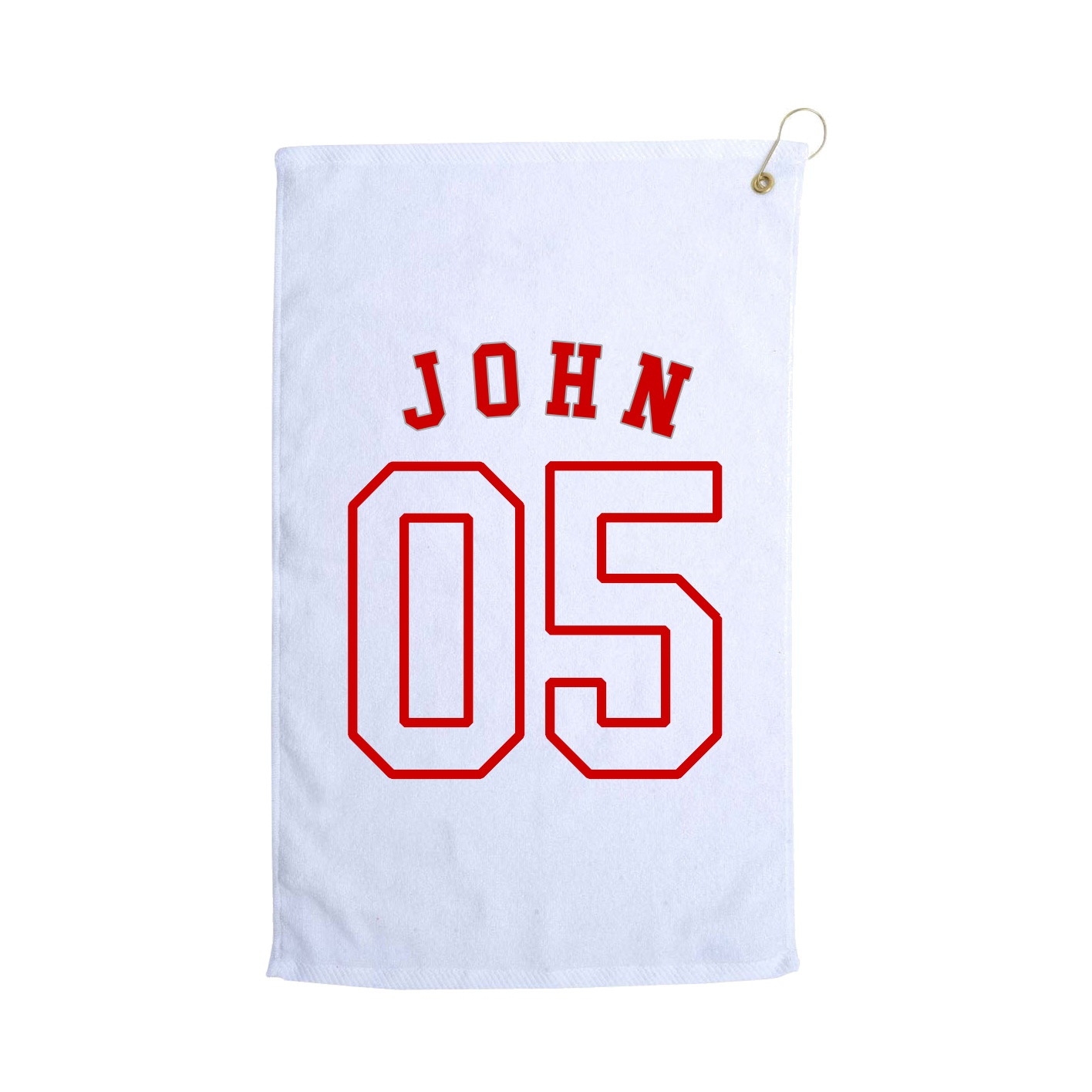 Golf Towel — Shirsey Arch in White