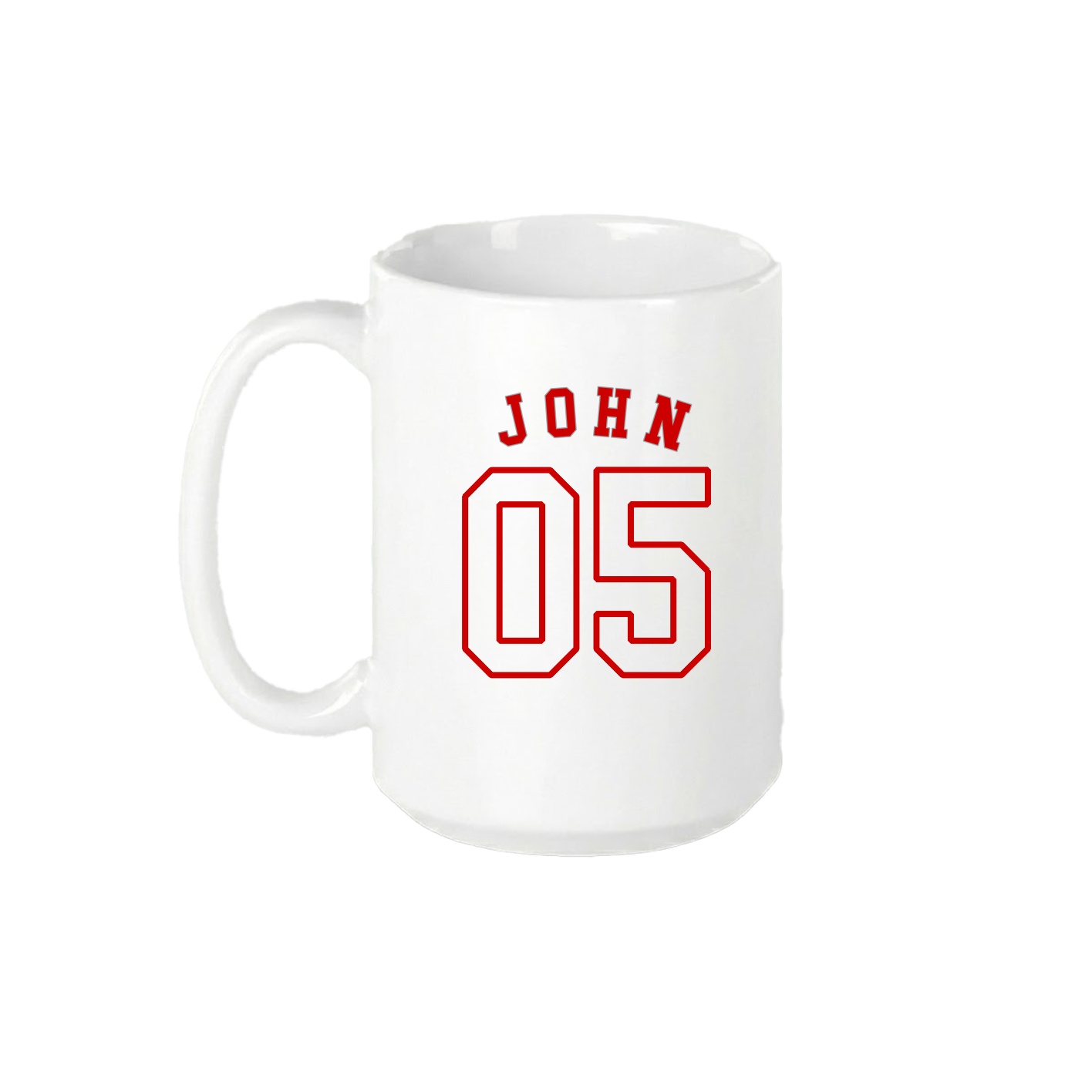 15oz Coffee Mug — Shirsey Arch in White