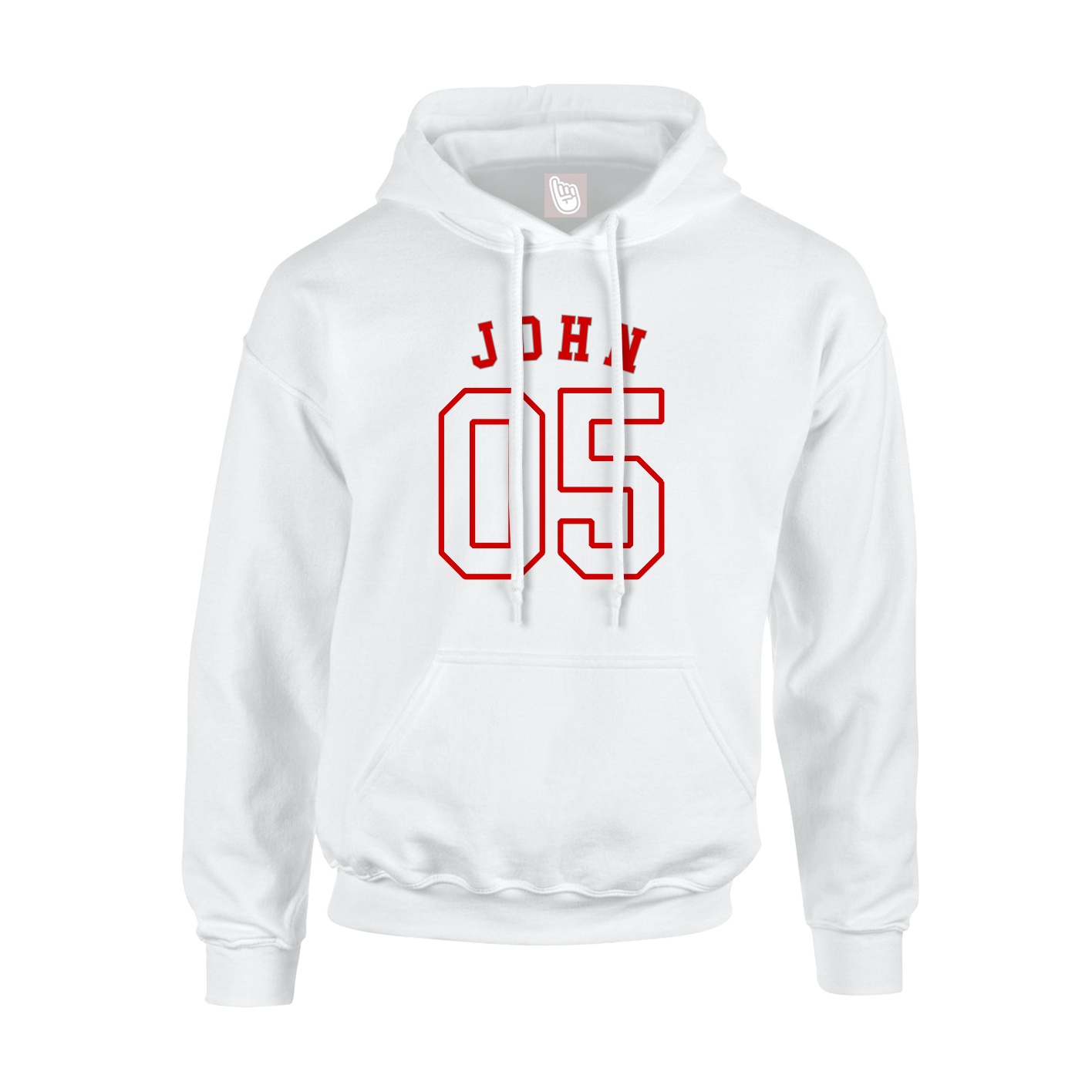 Hoodie — Shirsey Arch in White