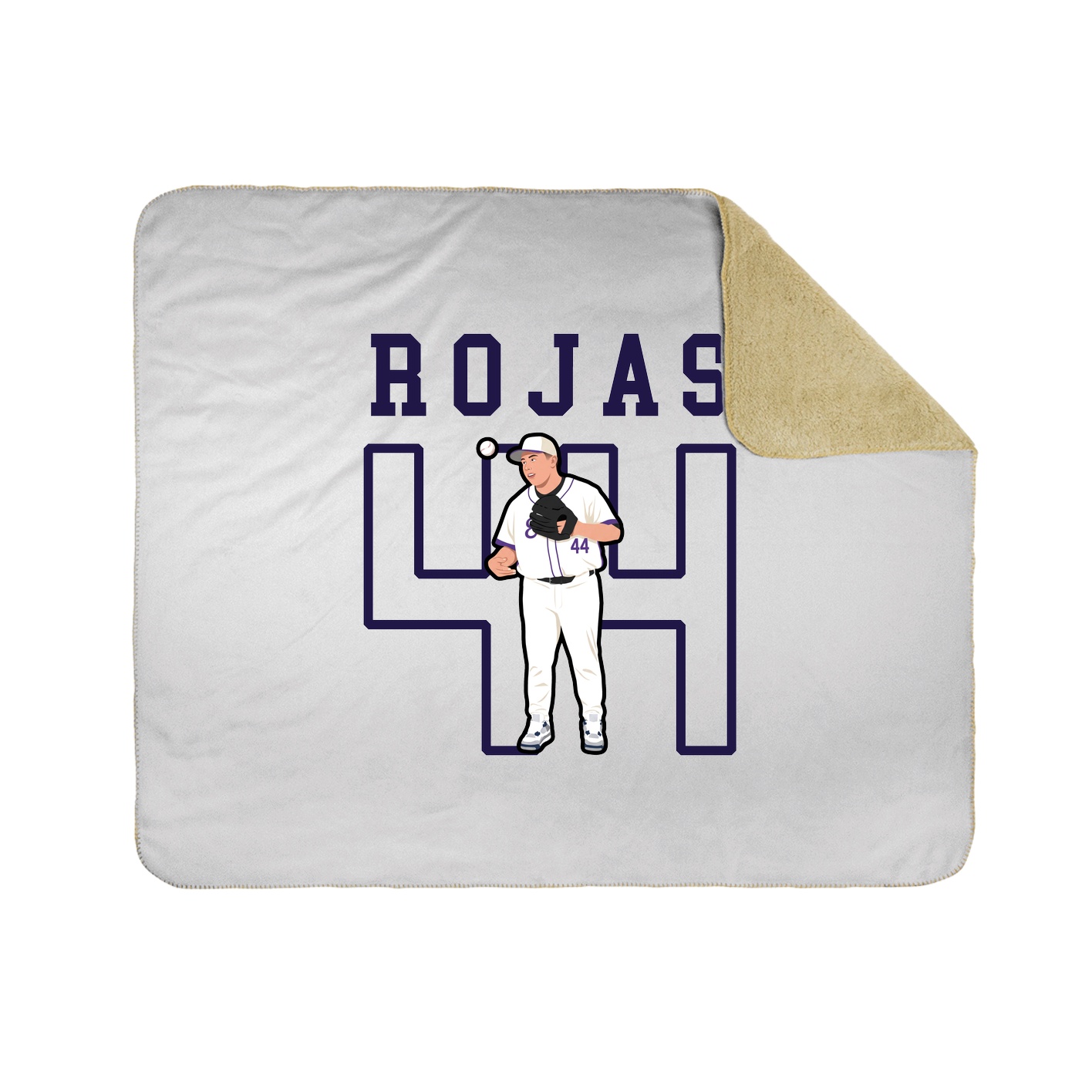 Throw Blanket — Shirsey in White