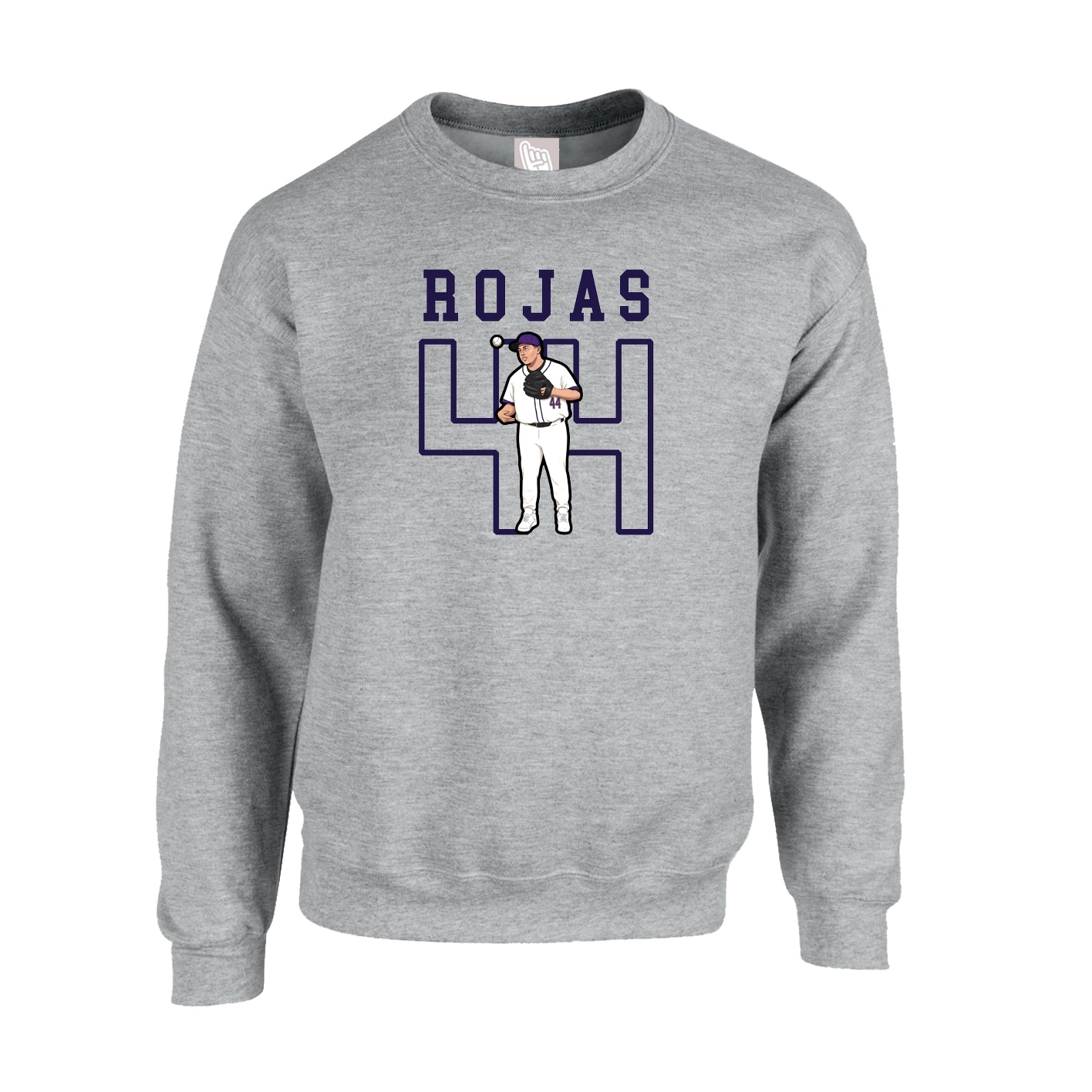 Fleece Crew — Shirsey in Grey