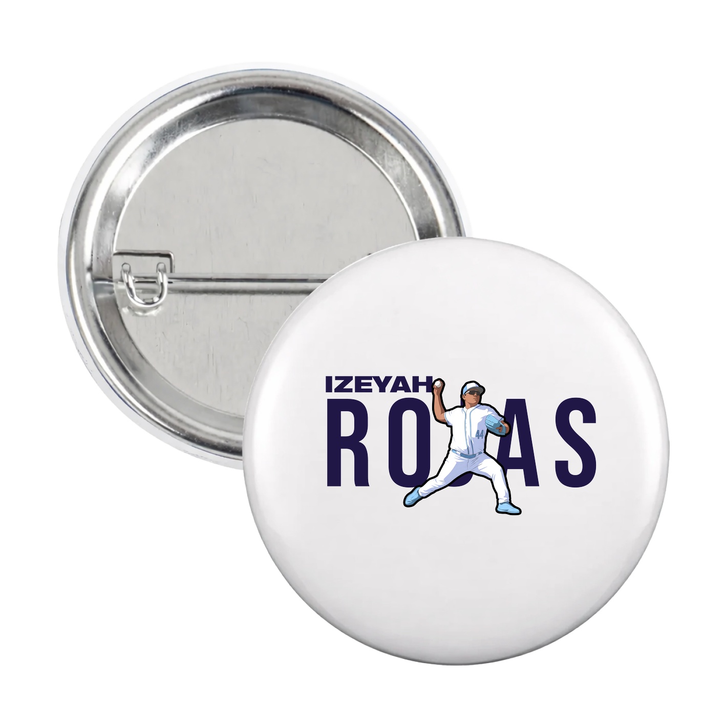 Game Day Button — Player Name in White