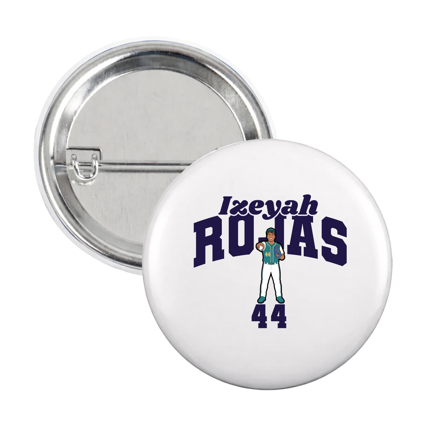 Game Day Button — Signature Arch in White