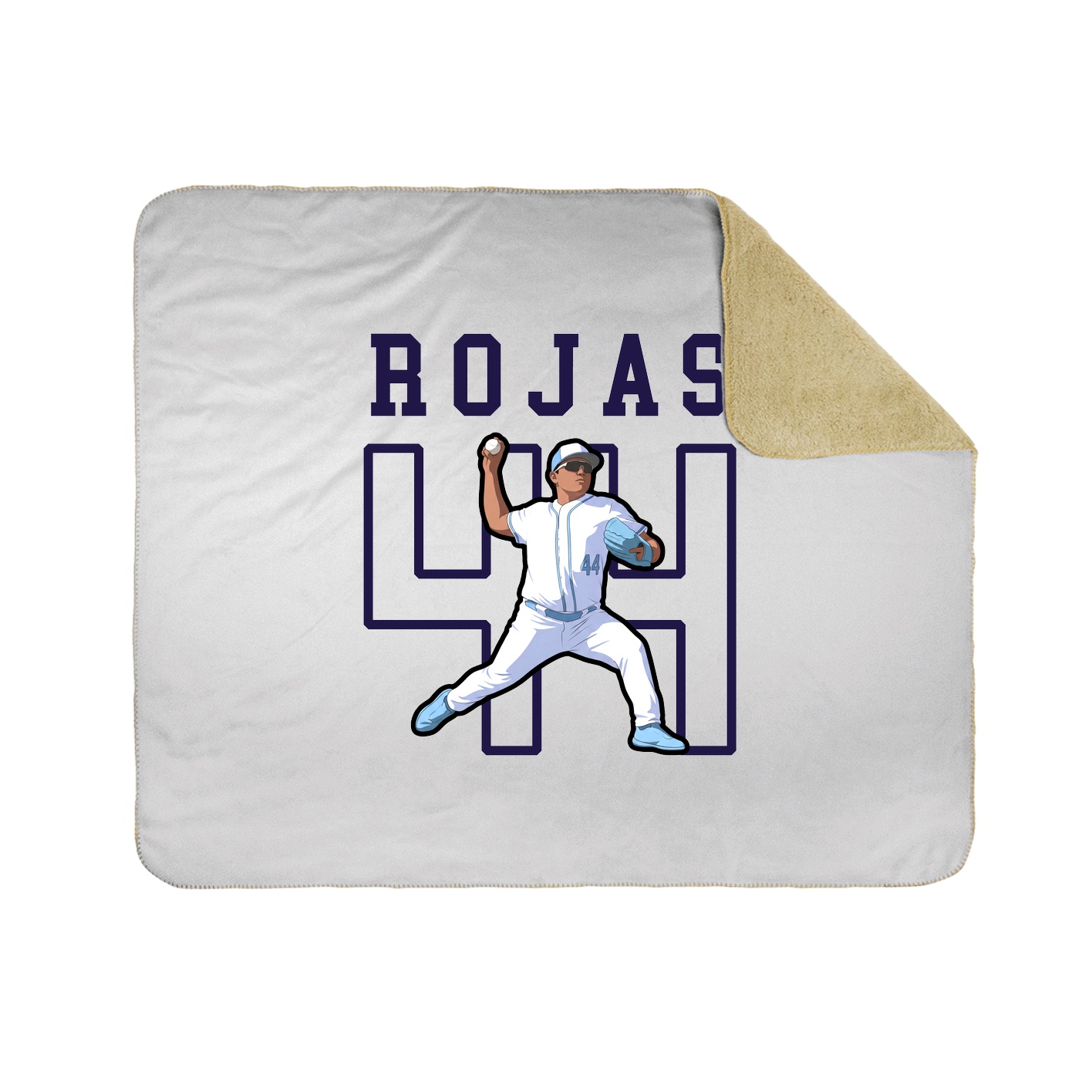 Throw Blanket — Shirsey in White
