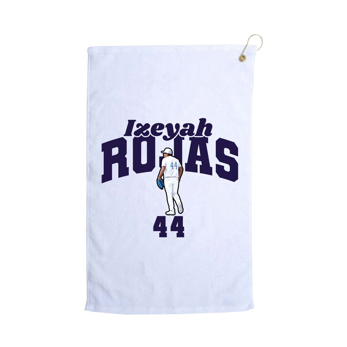 Golf Towel — Signature Arch in White