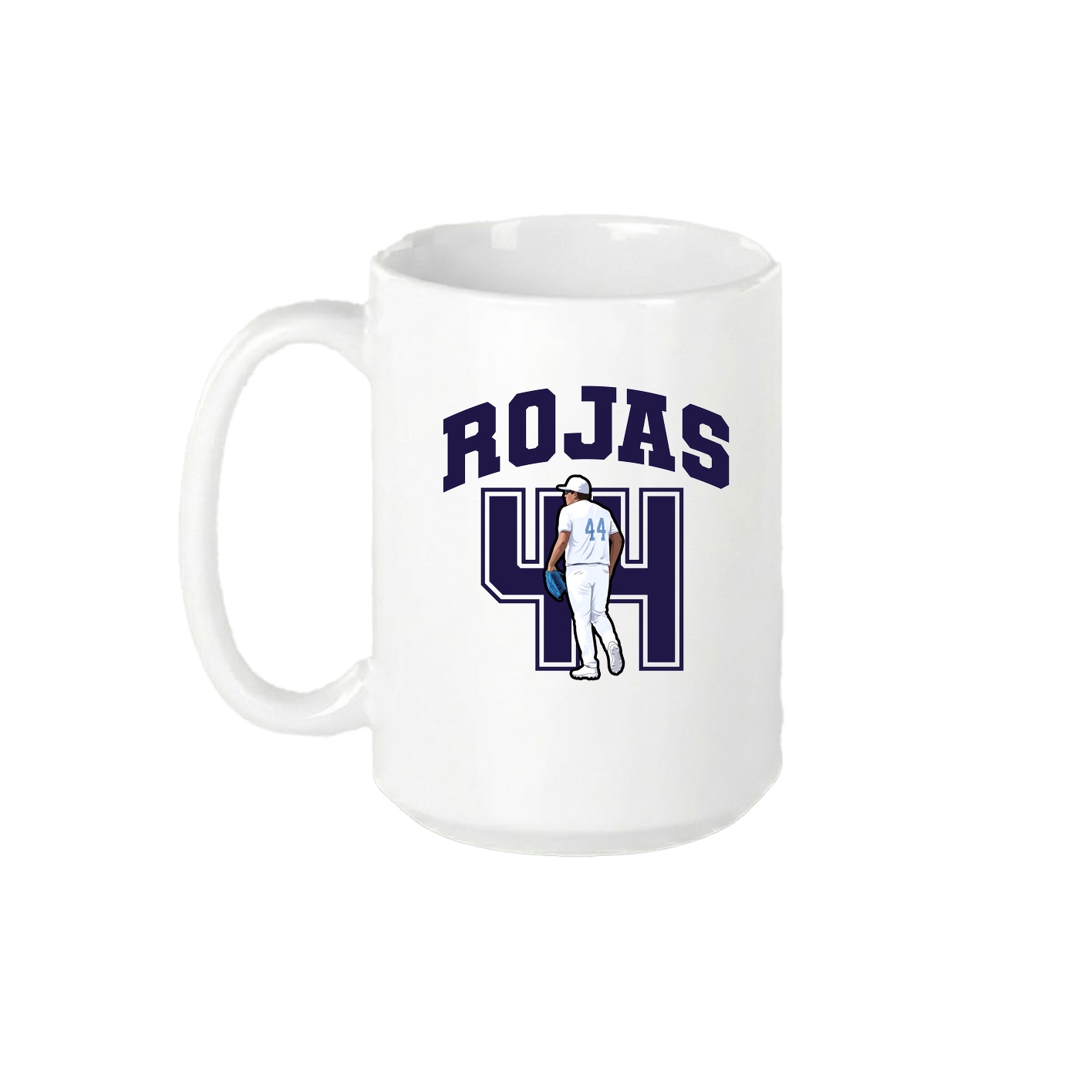 15oz Coffee Mug — Number in White