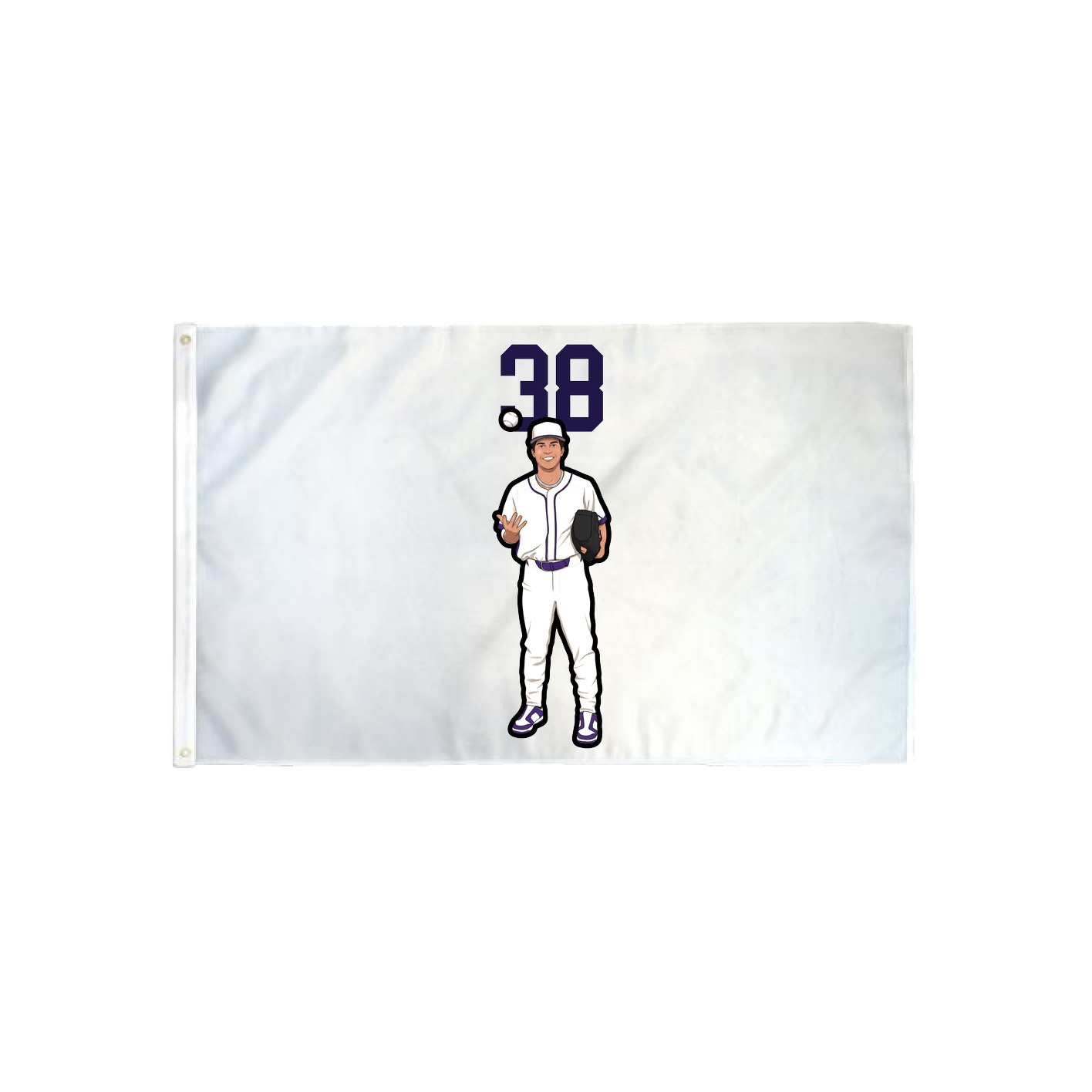 3x5 Flag — Number Top in Classic