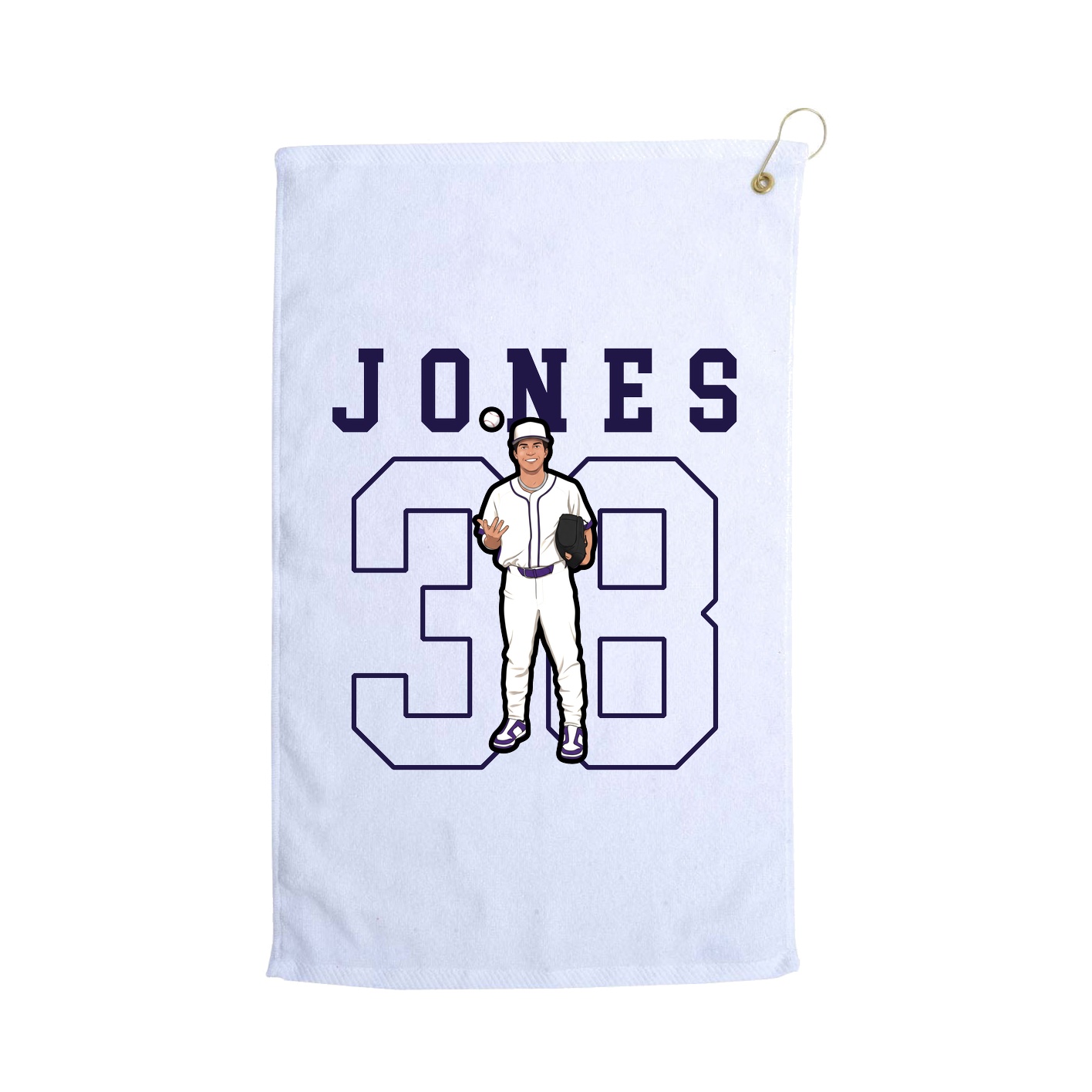 Golf Towel — Shirsey in White