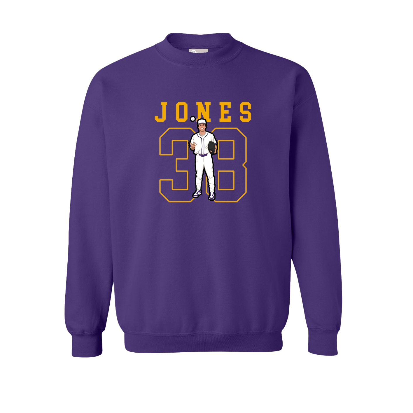 Fleece Crew — Shirsey in Purple