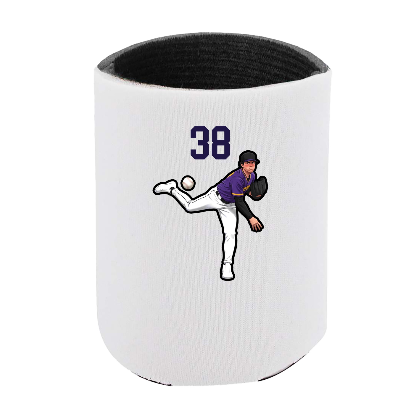 Can Holder — Number Top in White