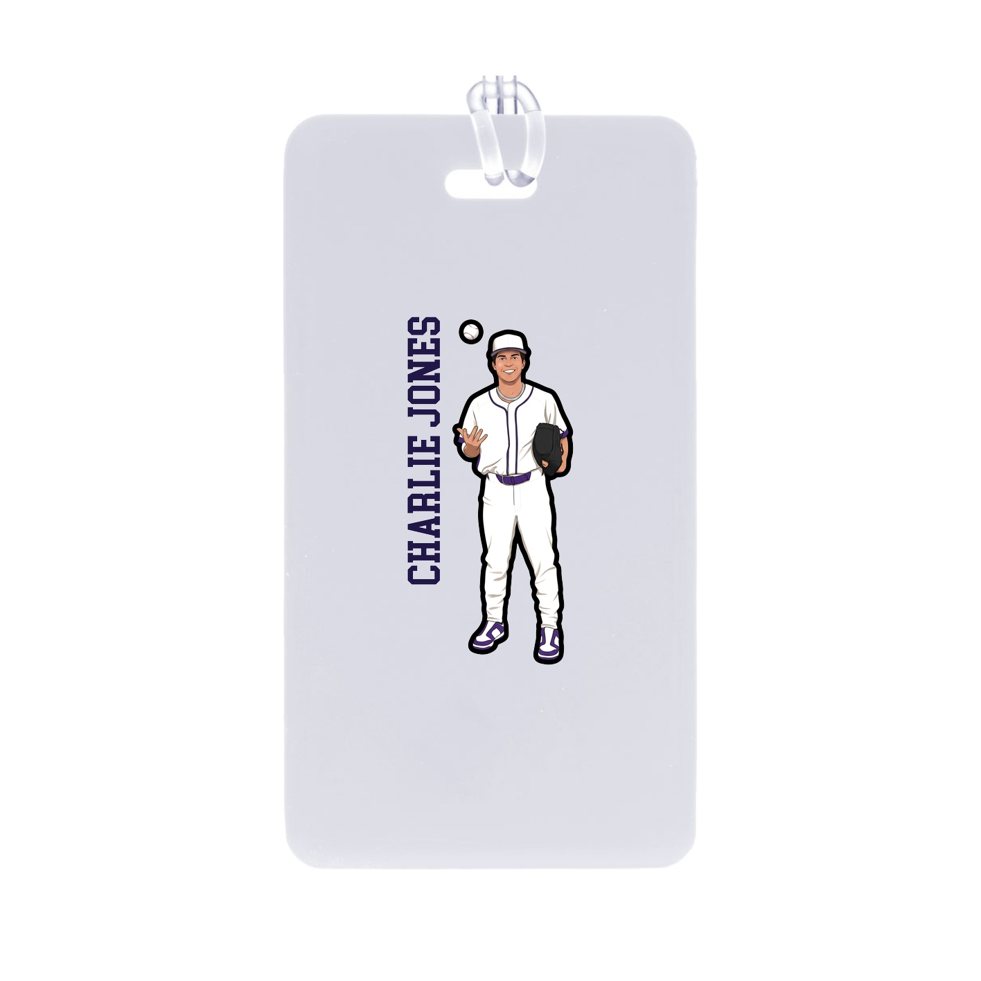 Bag Tag — Name Vertical in Classic