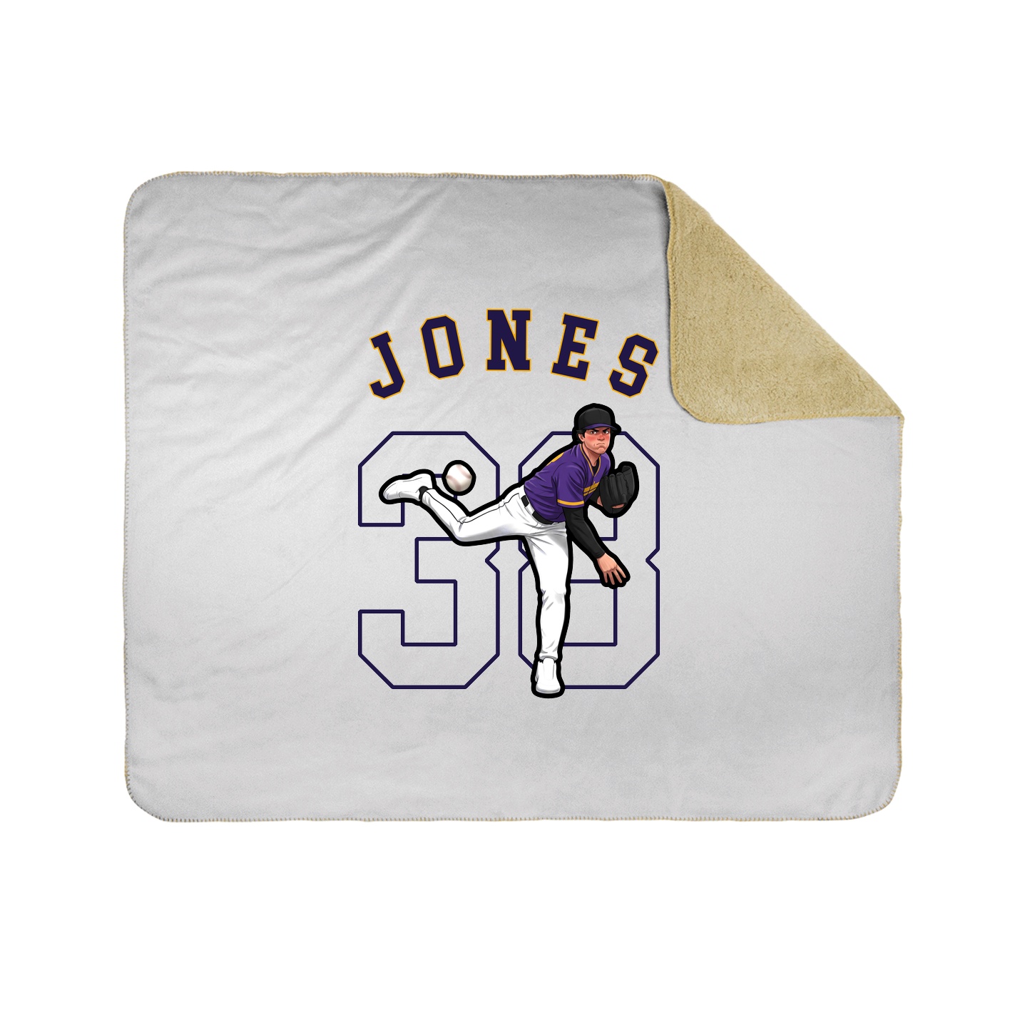 Throw Blanket — Shirsey Arch in White