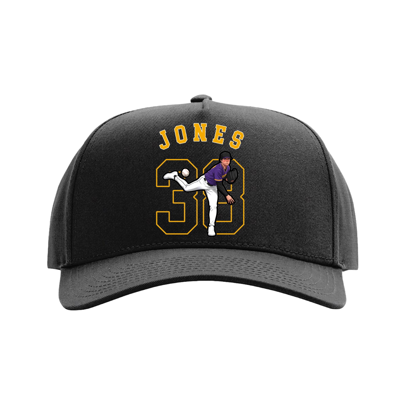 Full Fabric Five-Panel Champ Cap