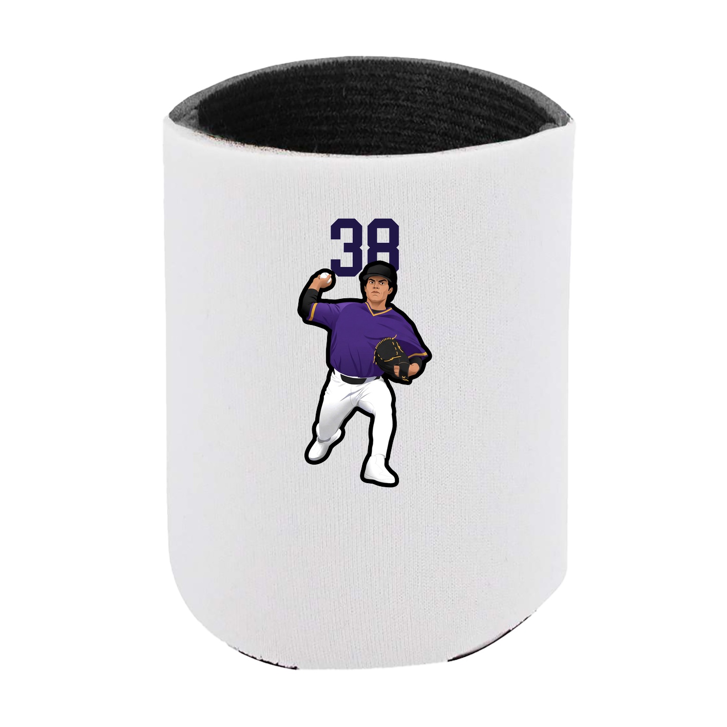 Can Holder — Number Top in White