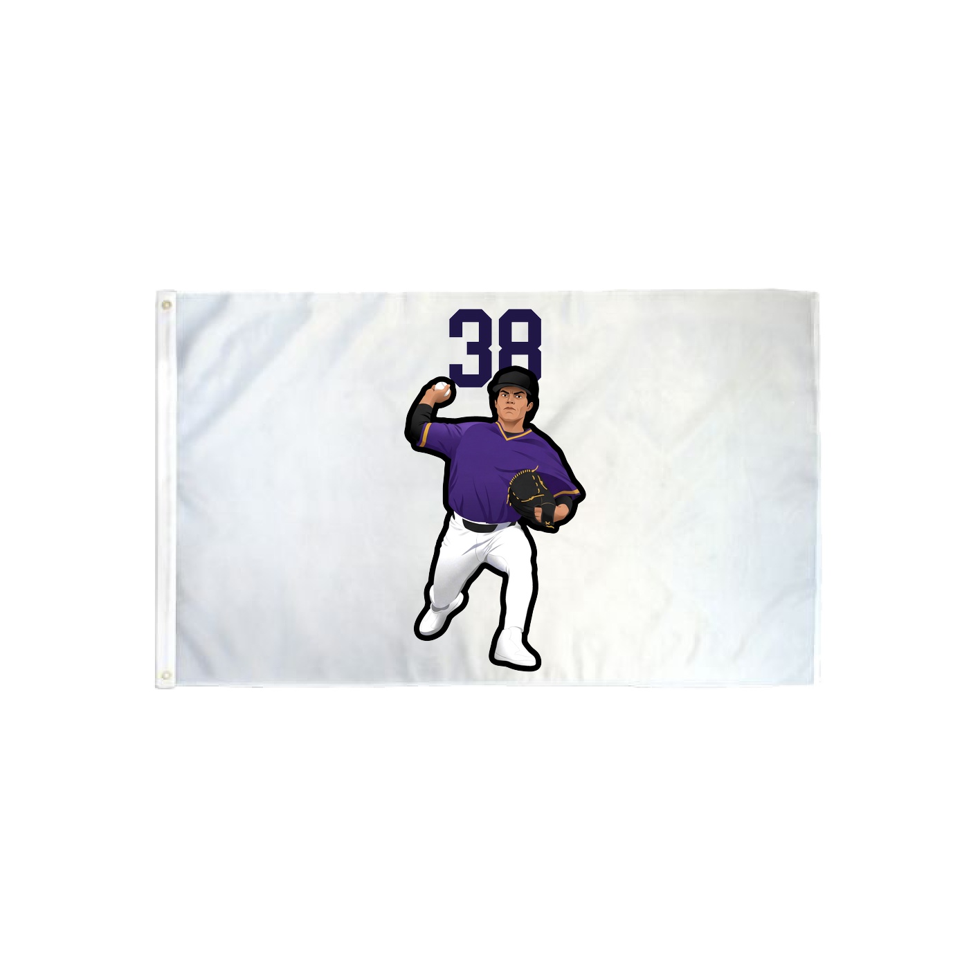 3x5 Flag — Number Top in Classic