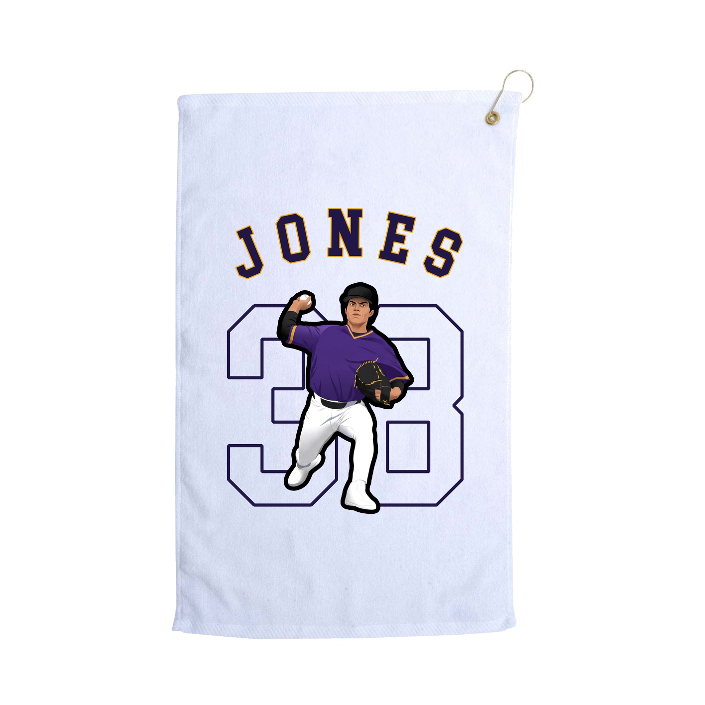 Golf Towel — Shirsey Arch in White